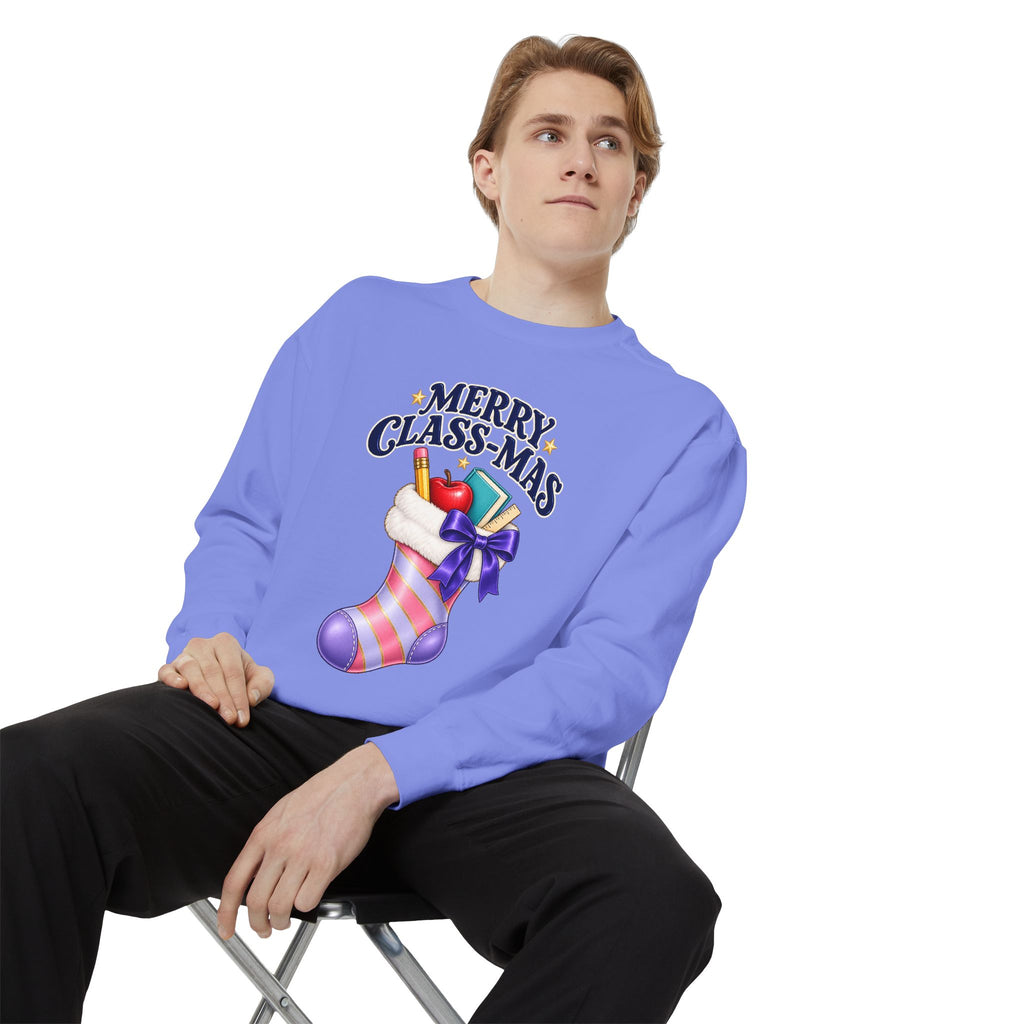 Merry Class-Mas Teacher Christmas Sweatshirt