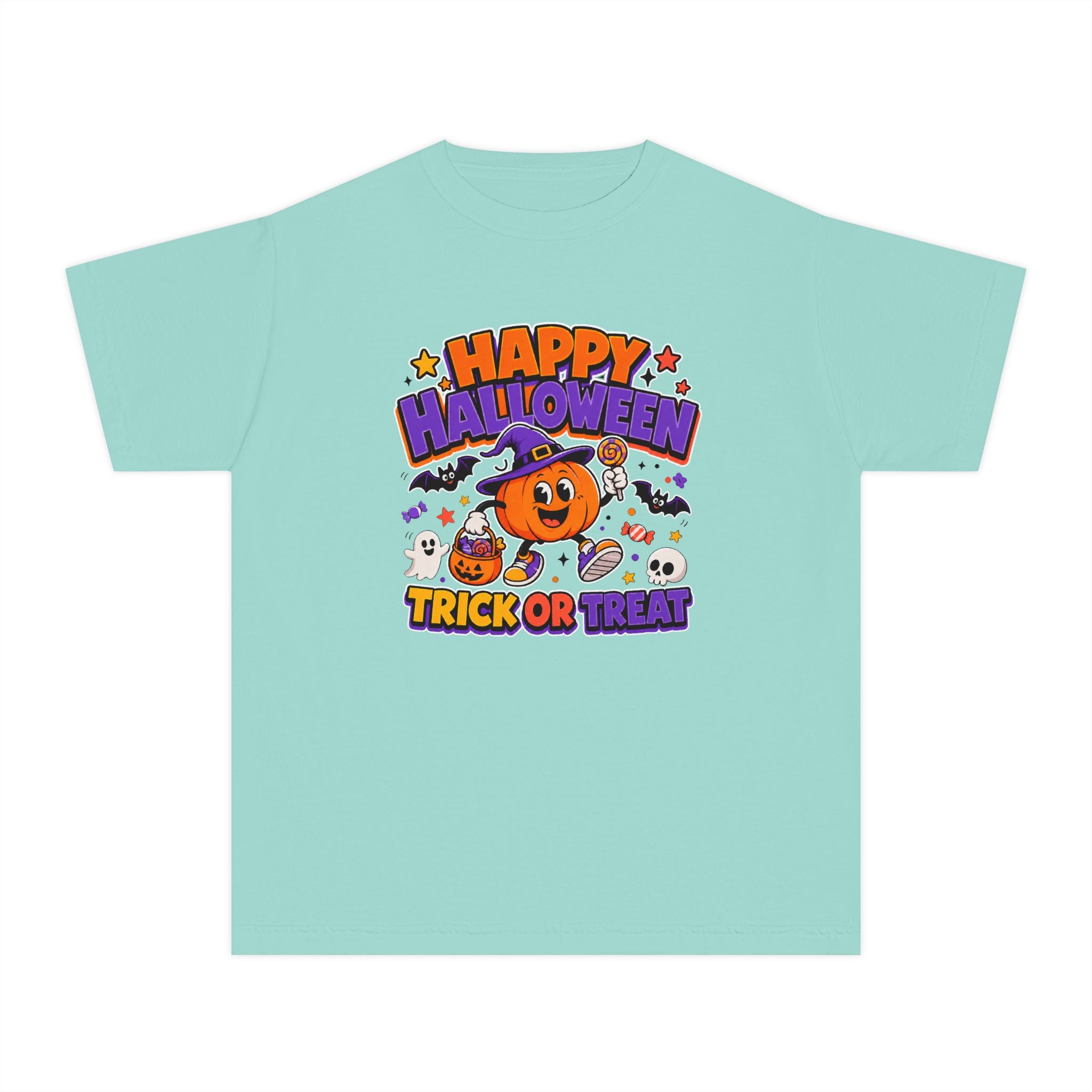 Happy Halloween Youth Trick-or-Treat Retro Tee 🎃✨