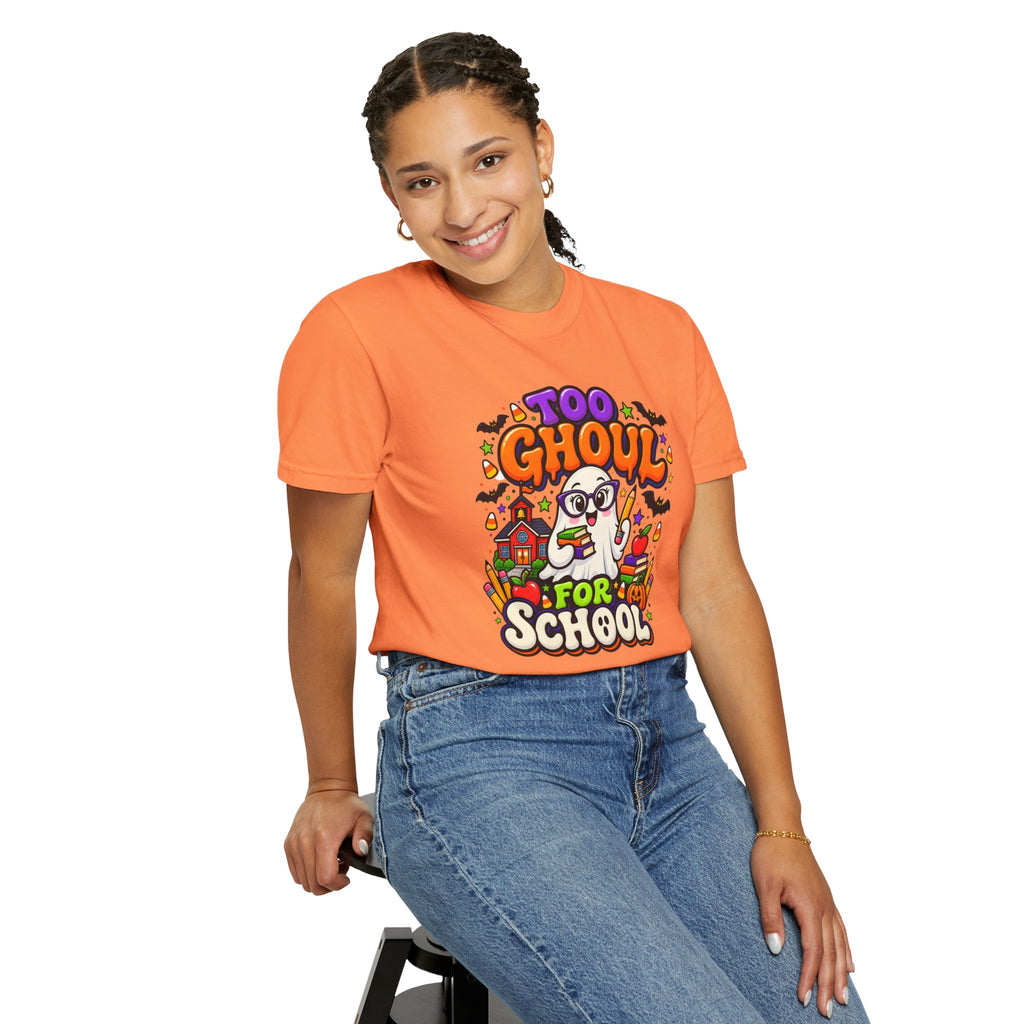 Too Ghoul for School T-Shirt — Cute Halloween Ghost Back-to-School Tee