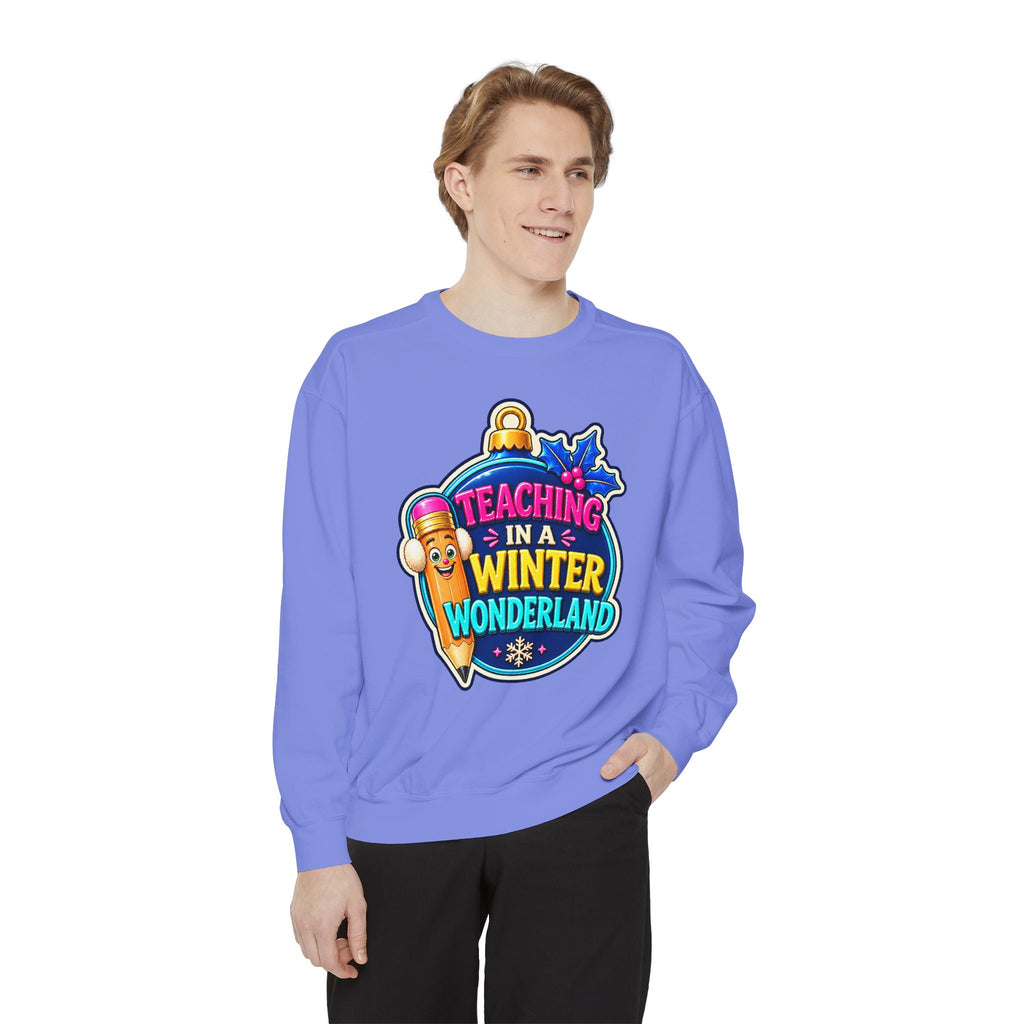 Teaching in a Winter Wonderland Christmas Sweatshirt