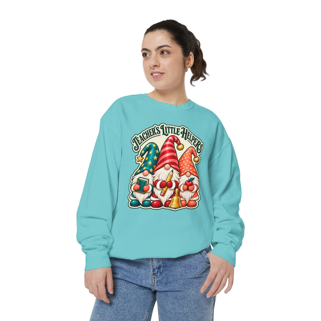 Teachers Little Helpers Gnome Christmas Sweatshirt