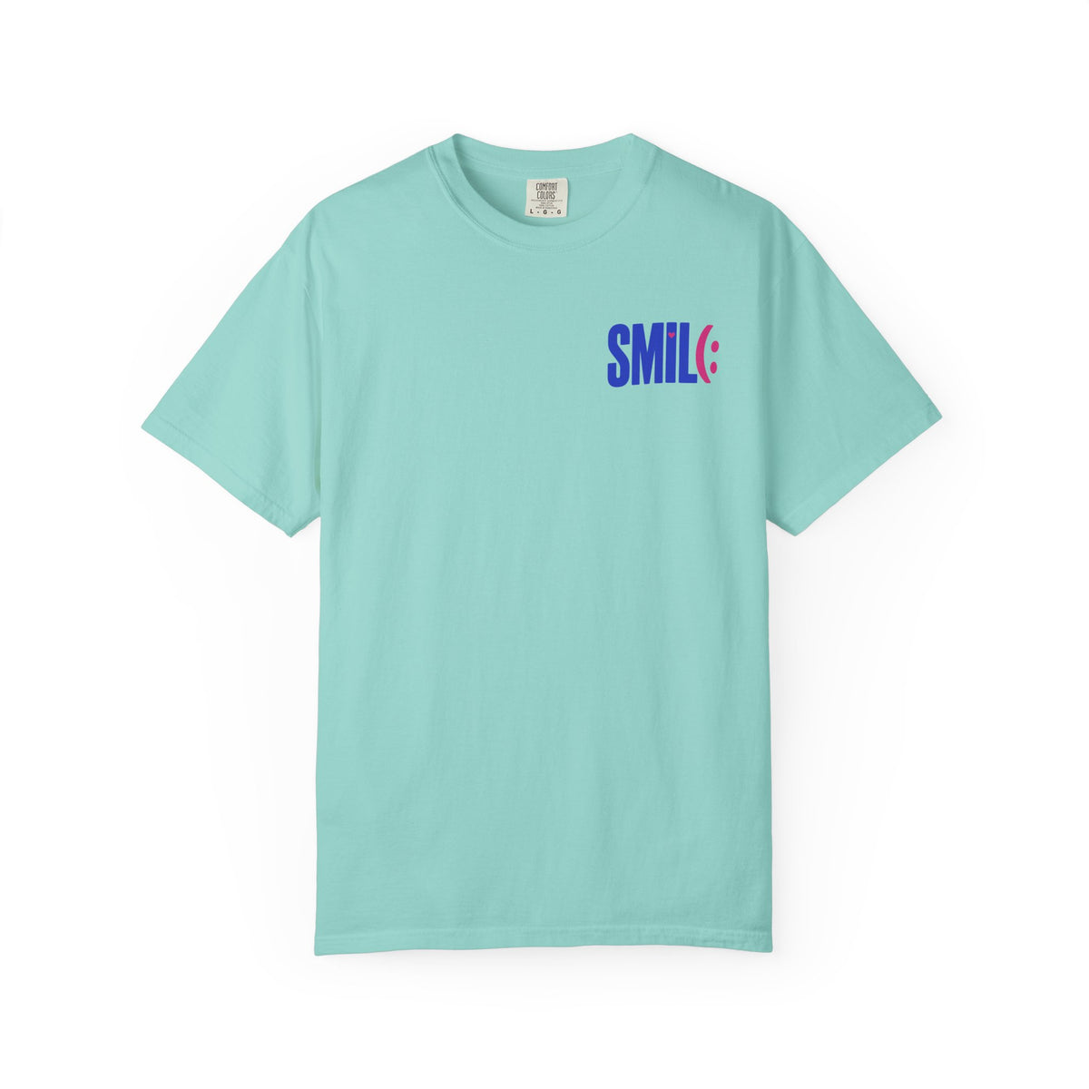 SMILE IT'S FREE! Garment-Dyed Graphic Tee