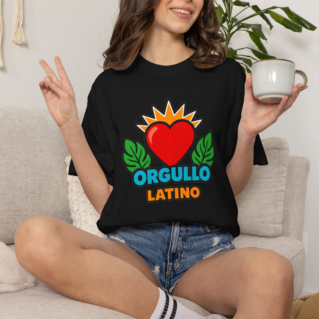 Orgullo Latino Heritage Heavyweight Tee ❤️🌿