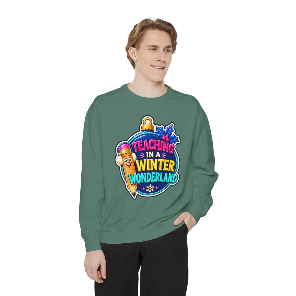Teaching in a Winter Wonderland Christmas Sweatshirt
