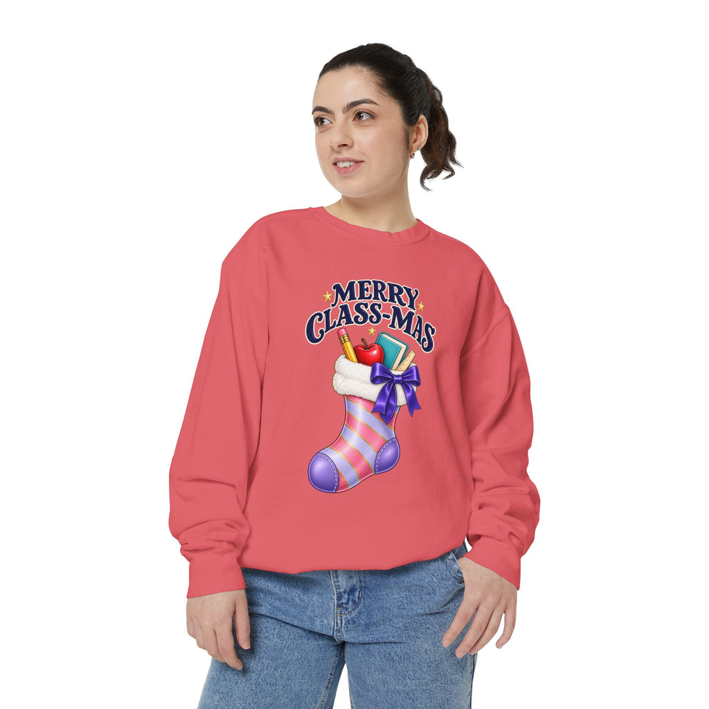 Merry Class-Mas Teacher Christmas Sweatshirt