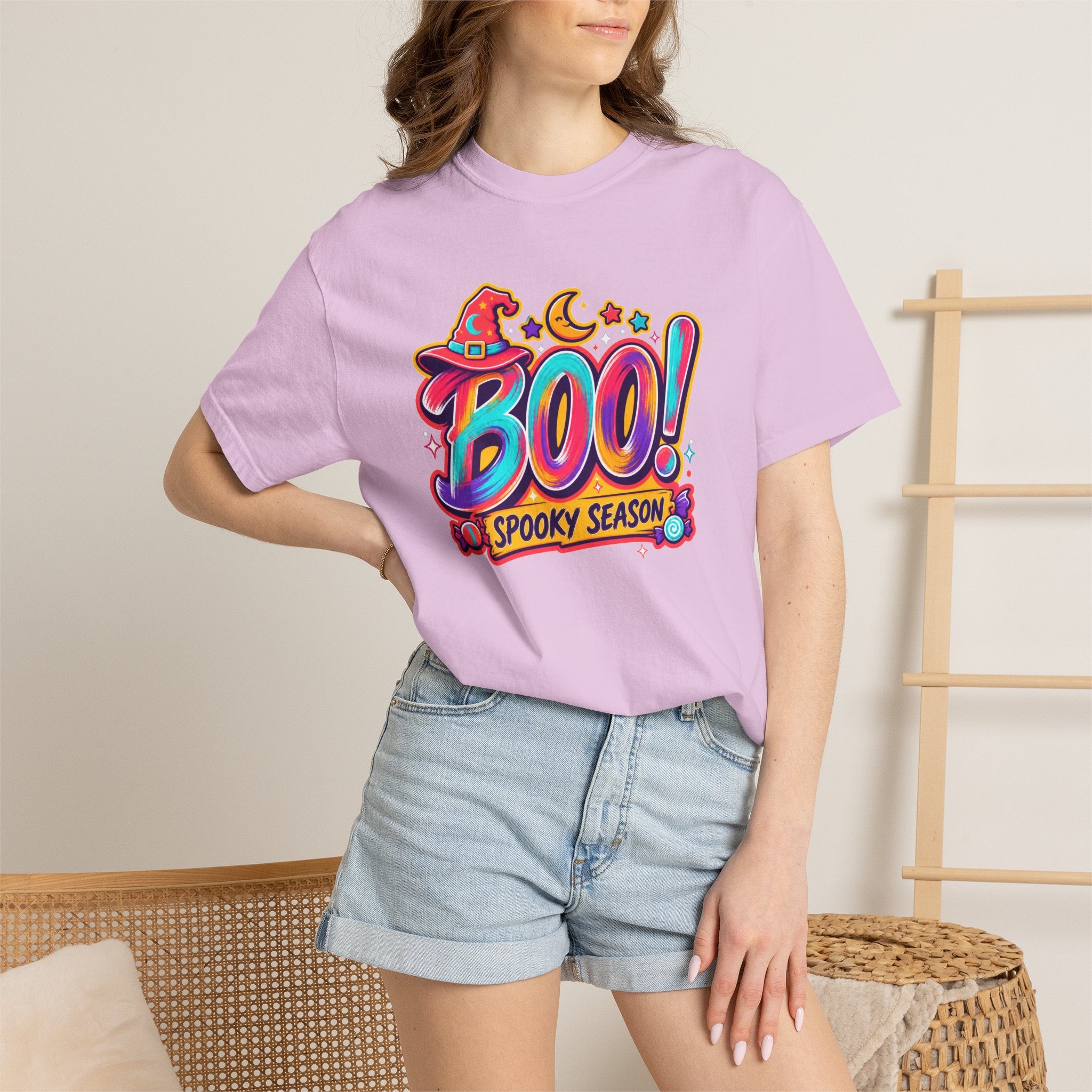 BOO! Spooky Season Heavyweight Tee 🎃✨