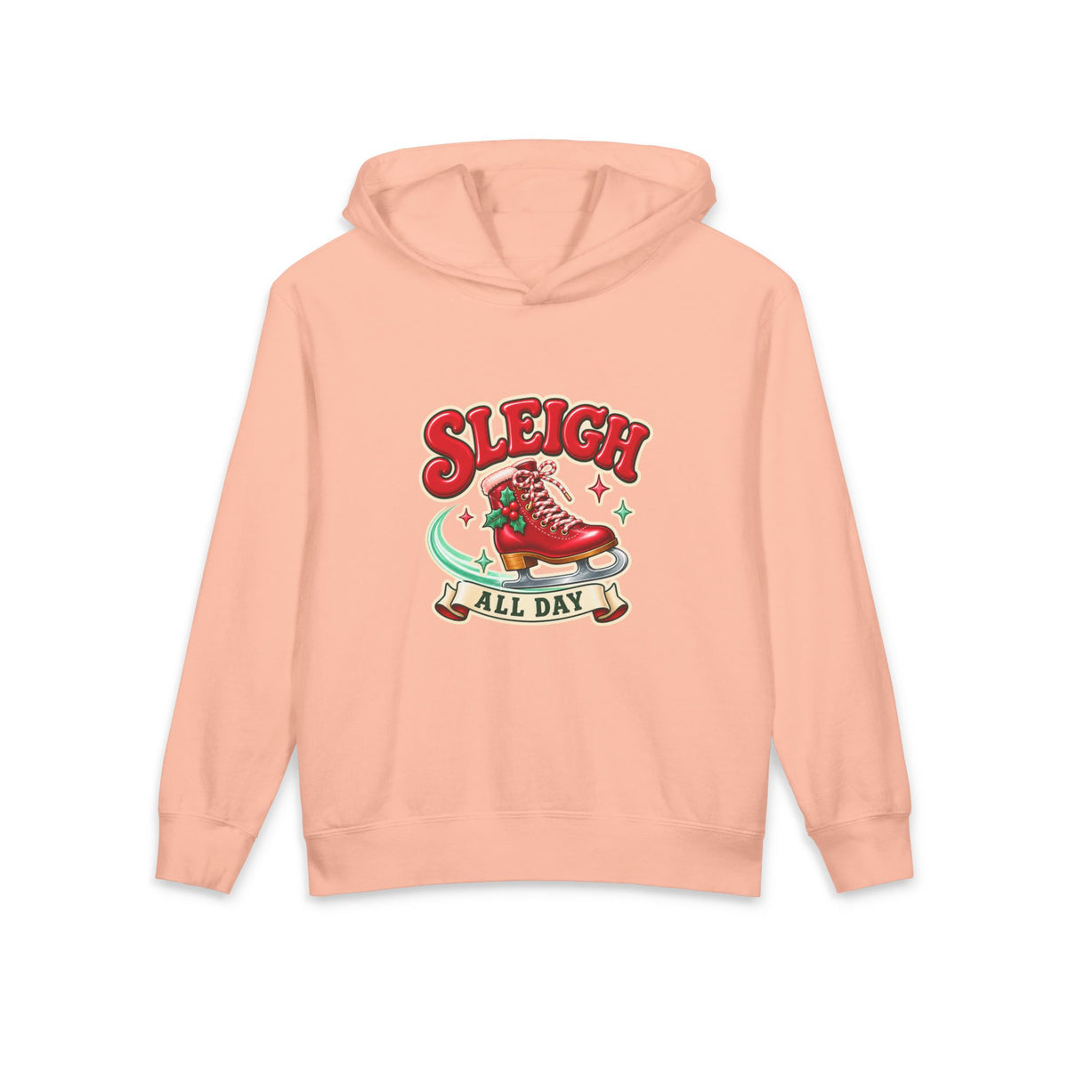 Sleigh All Day Youth Christmas Hoodie
