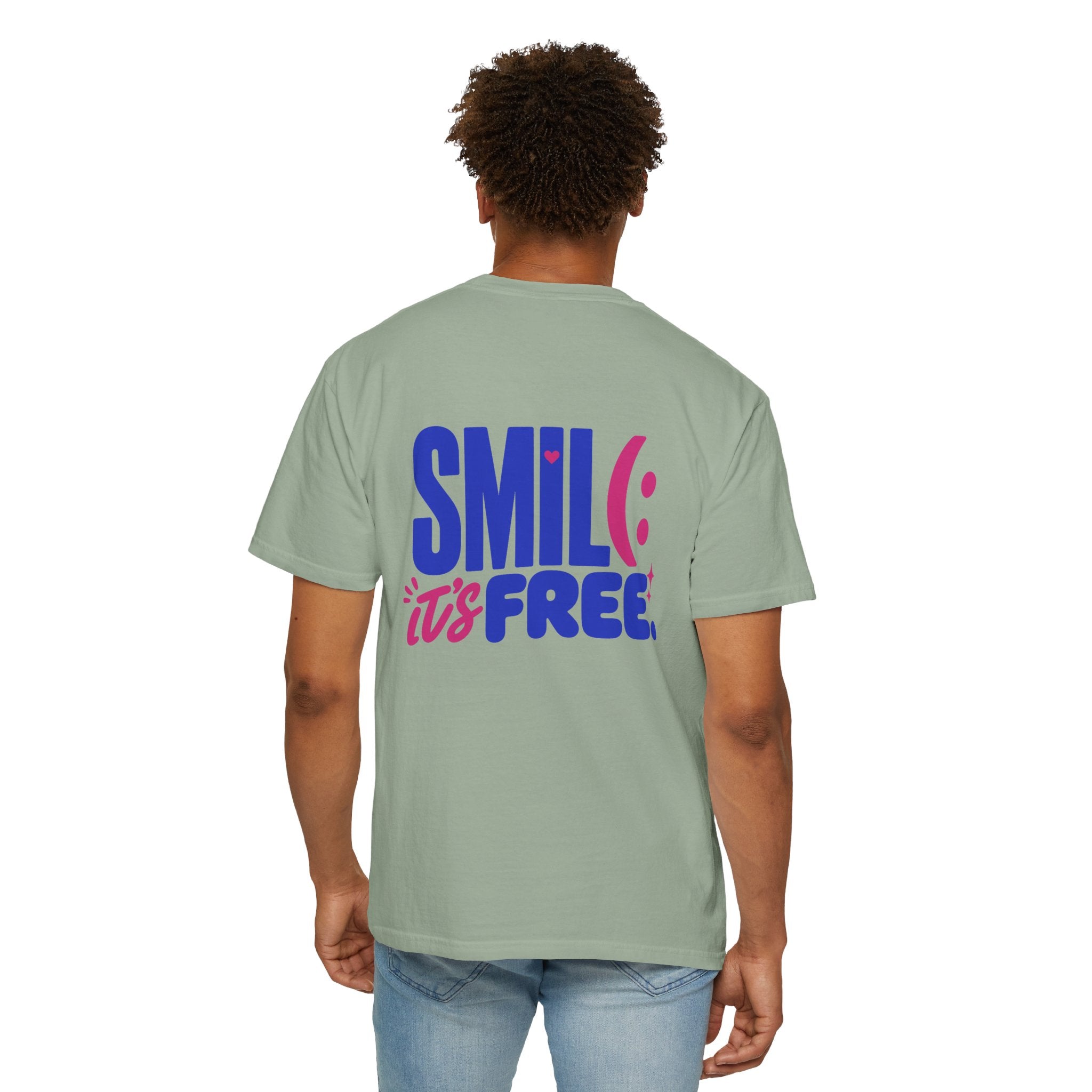 SMIL(: It’s Free Garment-Dyed Graphic Tee