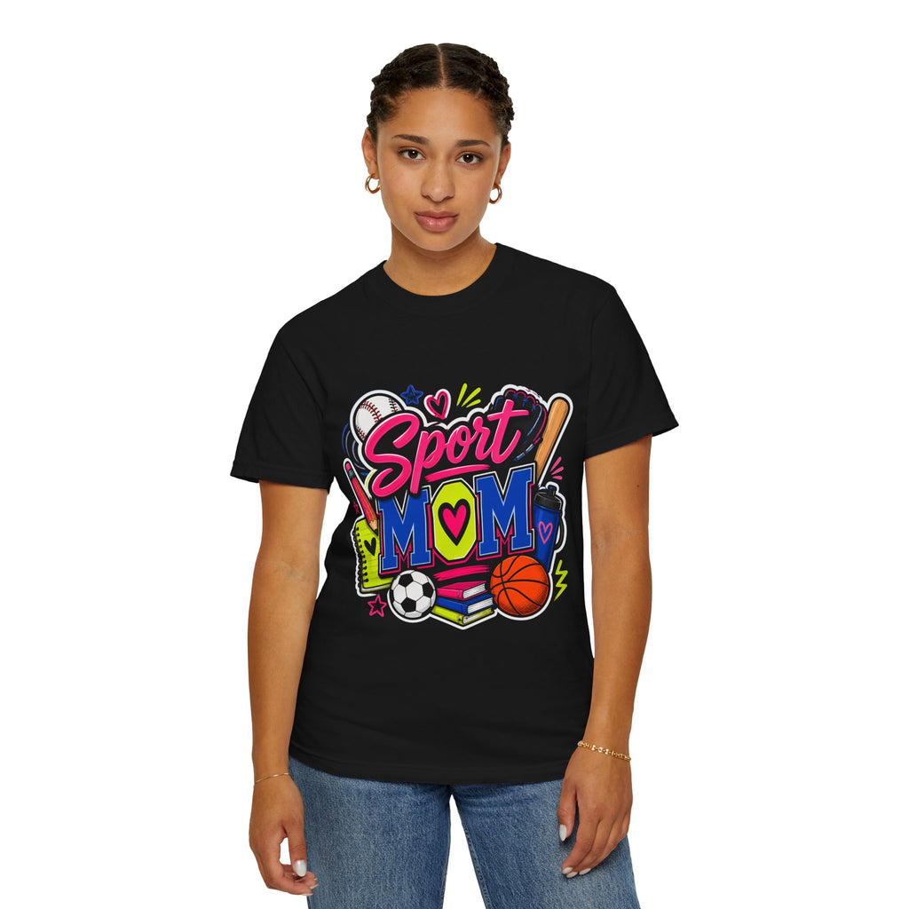 Sport Mom Heavyweight Tee ⚾🏀💙