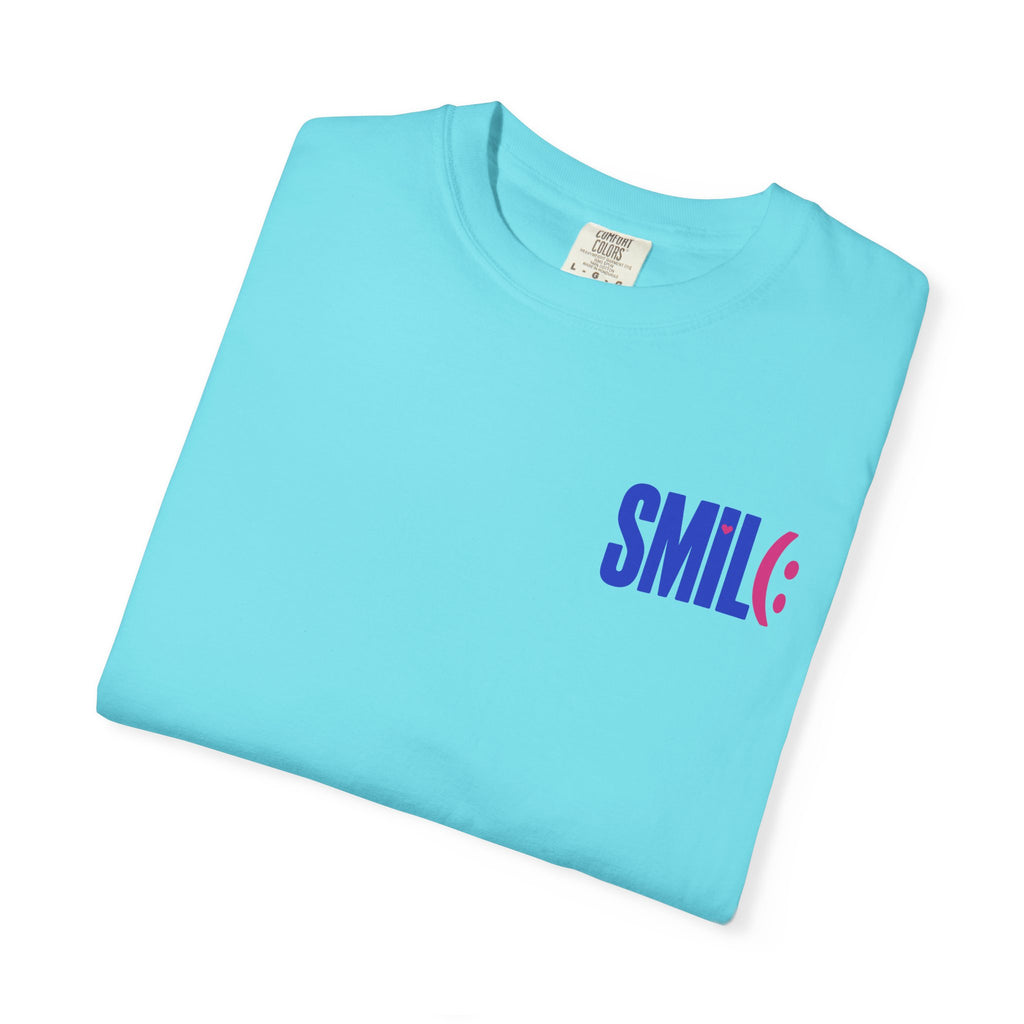 SMIL(: It’s Free Garment-Dyed Graphic Tee