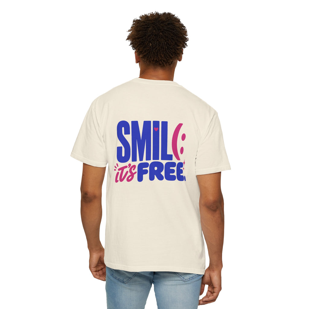 SMIL(: It’s Free Garment-Dyed Graphic Tee