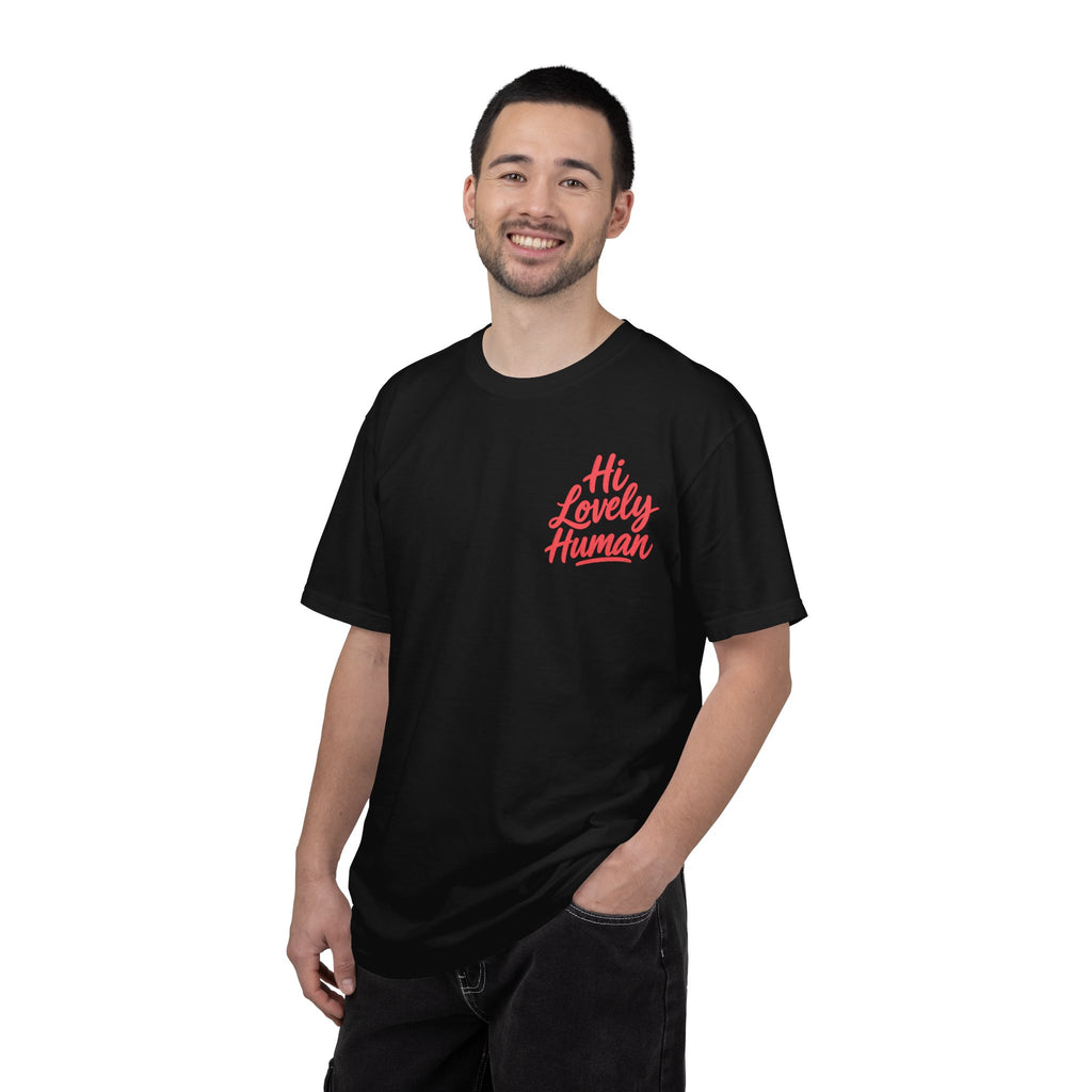 Hi Lovely Human Navy Garment-Dyed Comfort Colors® T-Shirt