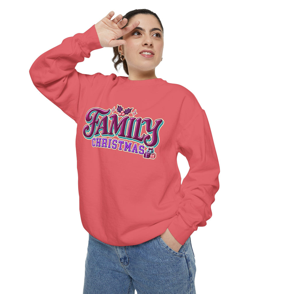 Family Christmas Retro Holiday Sweatshirt