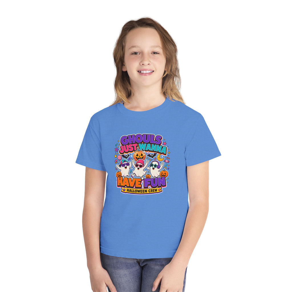 Ghouls Just Wanna Have Fun Youth Halloween Tee 🎃👻