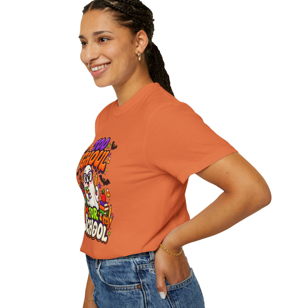 Too Ghoul for School T-Shirt — Cute Halloween Ghost Back-to-School Tee