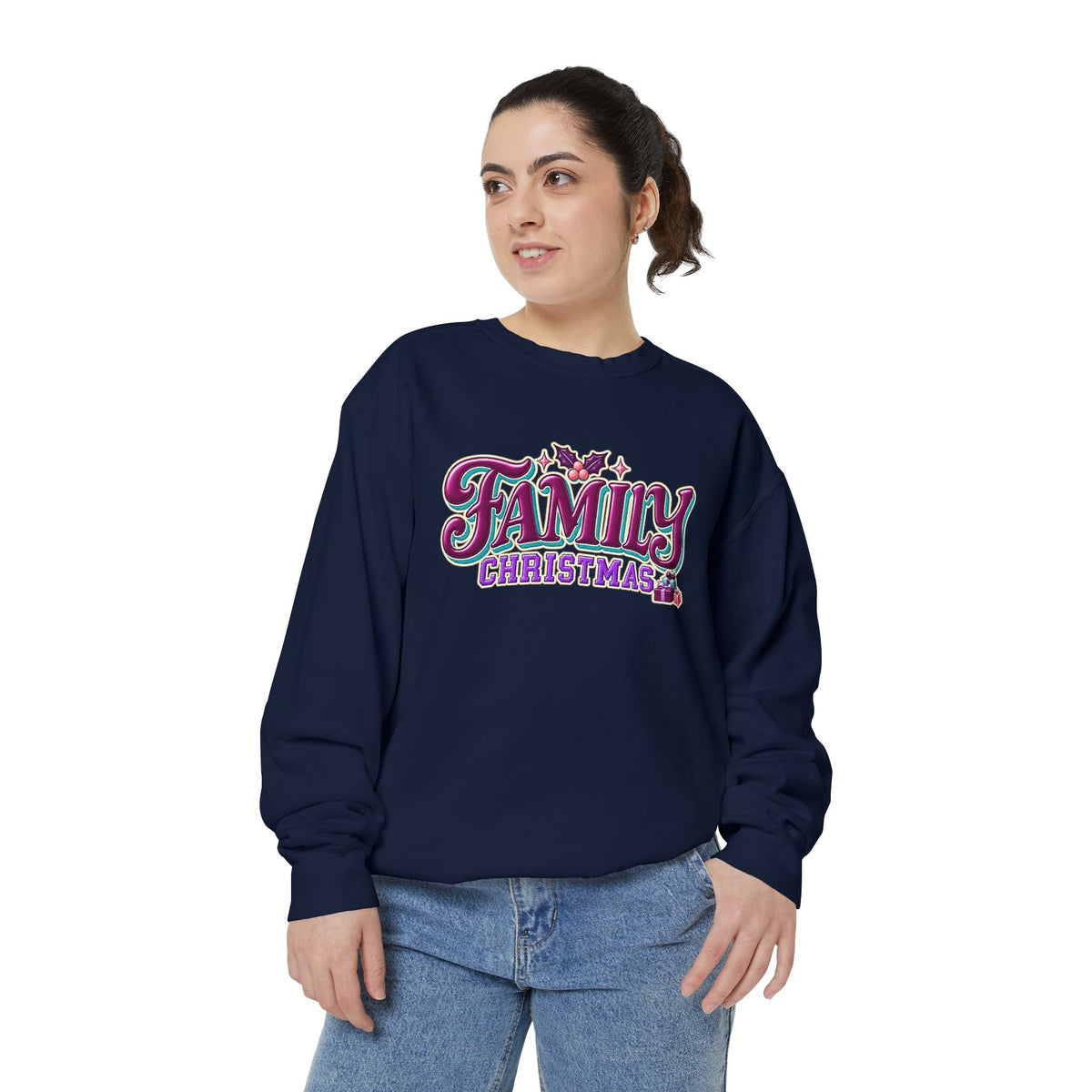 Family Christmas Retro Holiday Sweatshirt