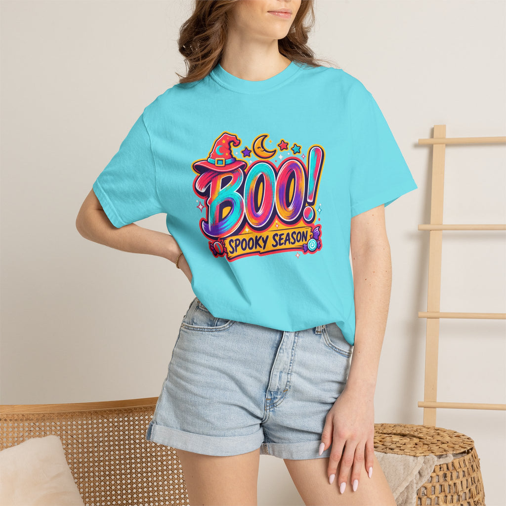 BOO! Spooky Season Heavyweight Tee 🎃✨