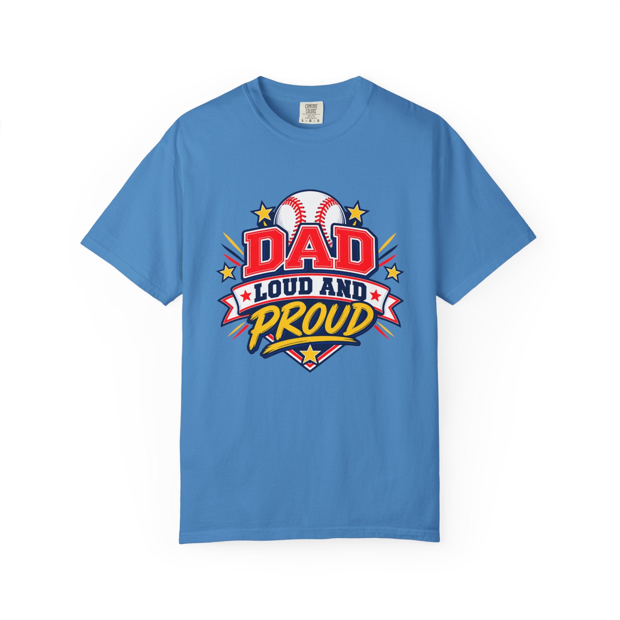 Baseball Dad Loud and Proud Comfort Colors® Tee ⚾️⭐