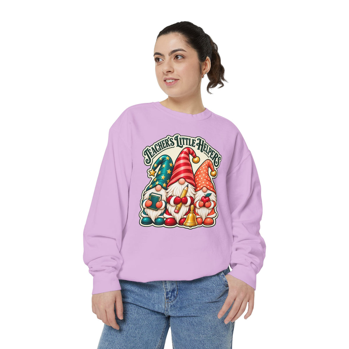 Teachers Little Helpers Gnome Christmas Sweatshirt