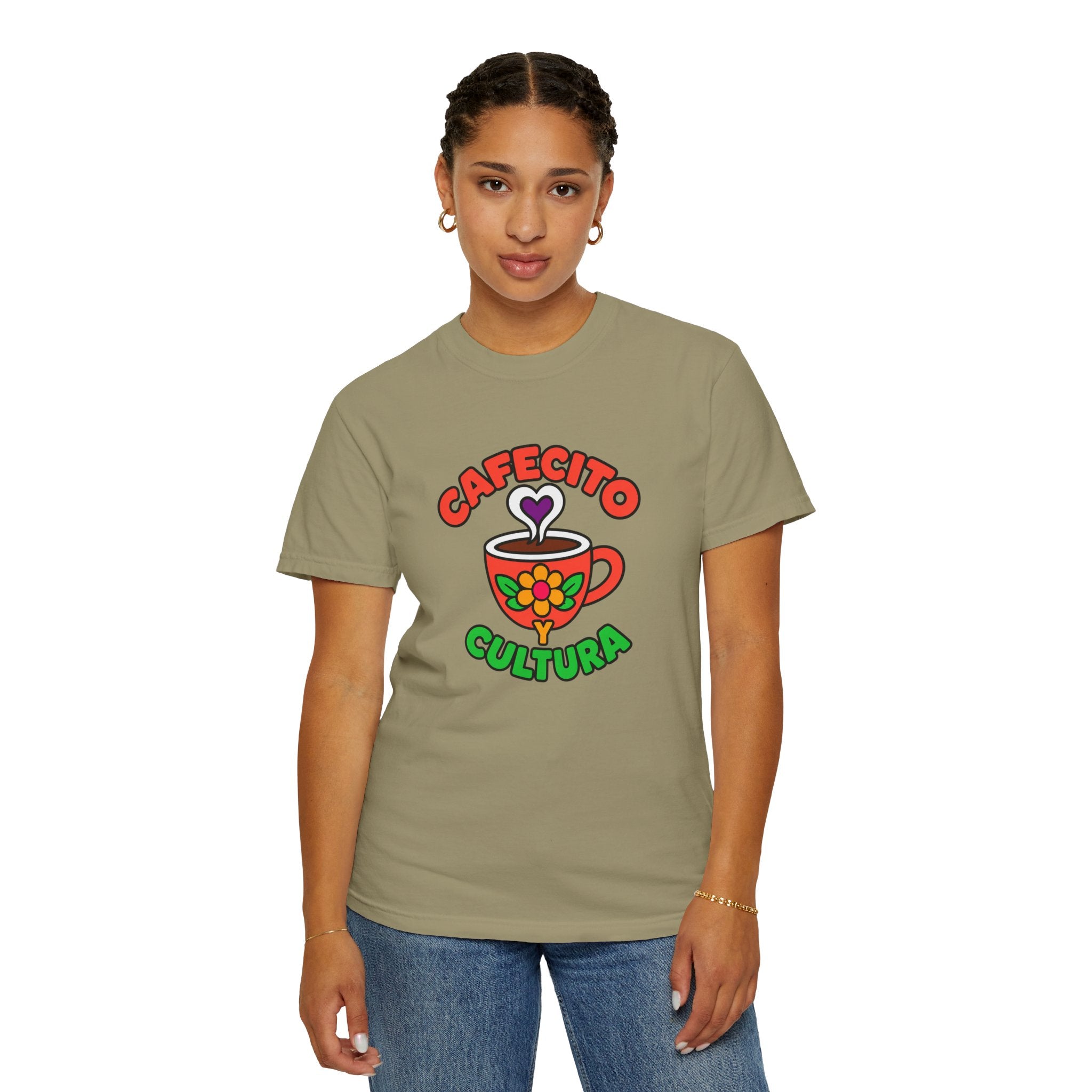 Cafecito Y Cultura Heavyweight Tee ☕🌼
