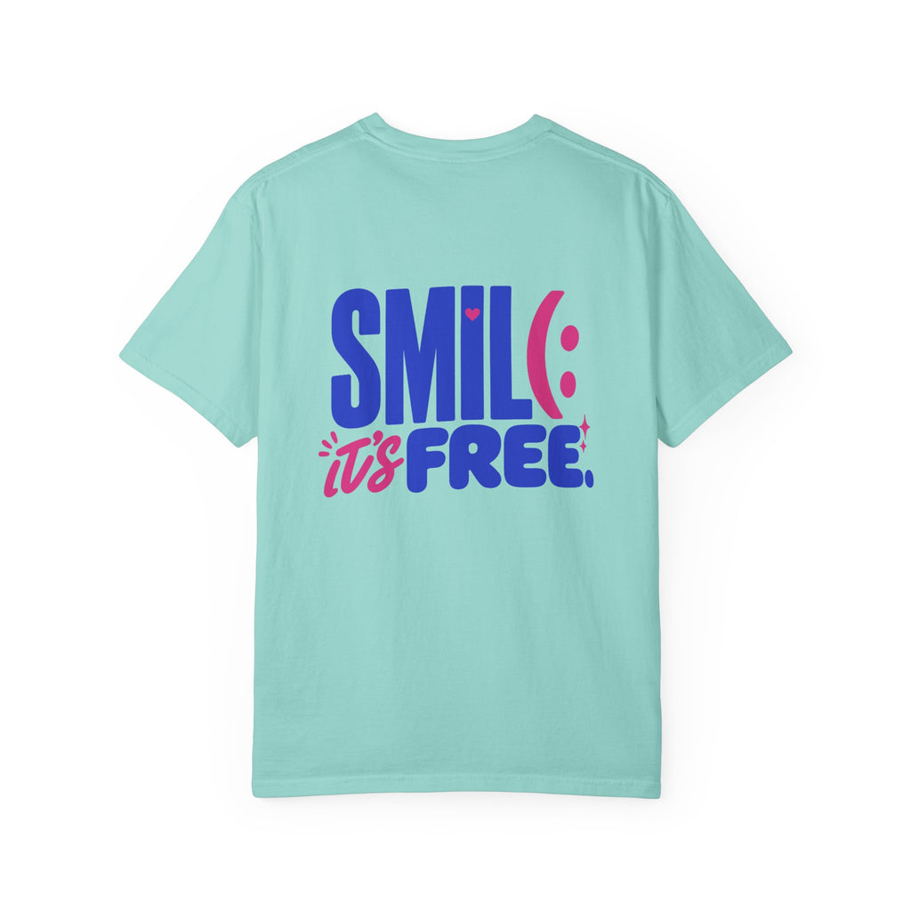 SMIL(: It’s Free Garment-Dyed Graphic Tee
