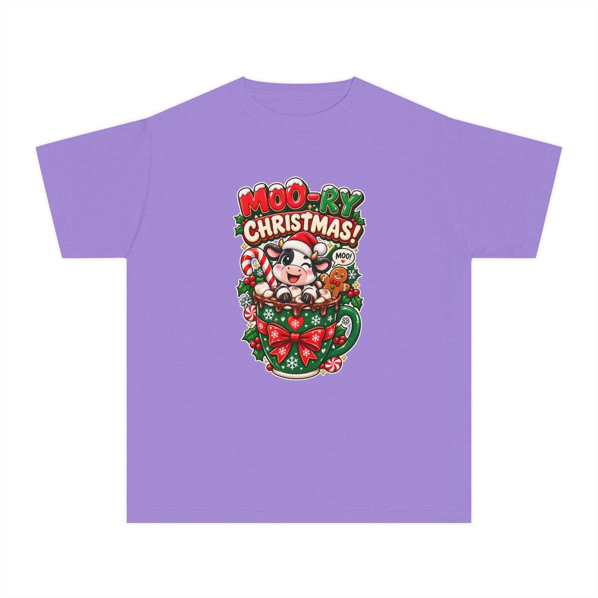 MOO-RY Christmas Youth Tee
