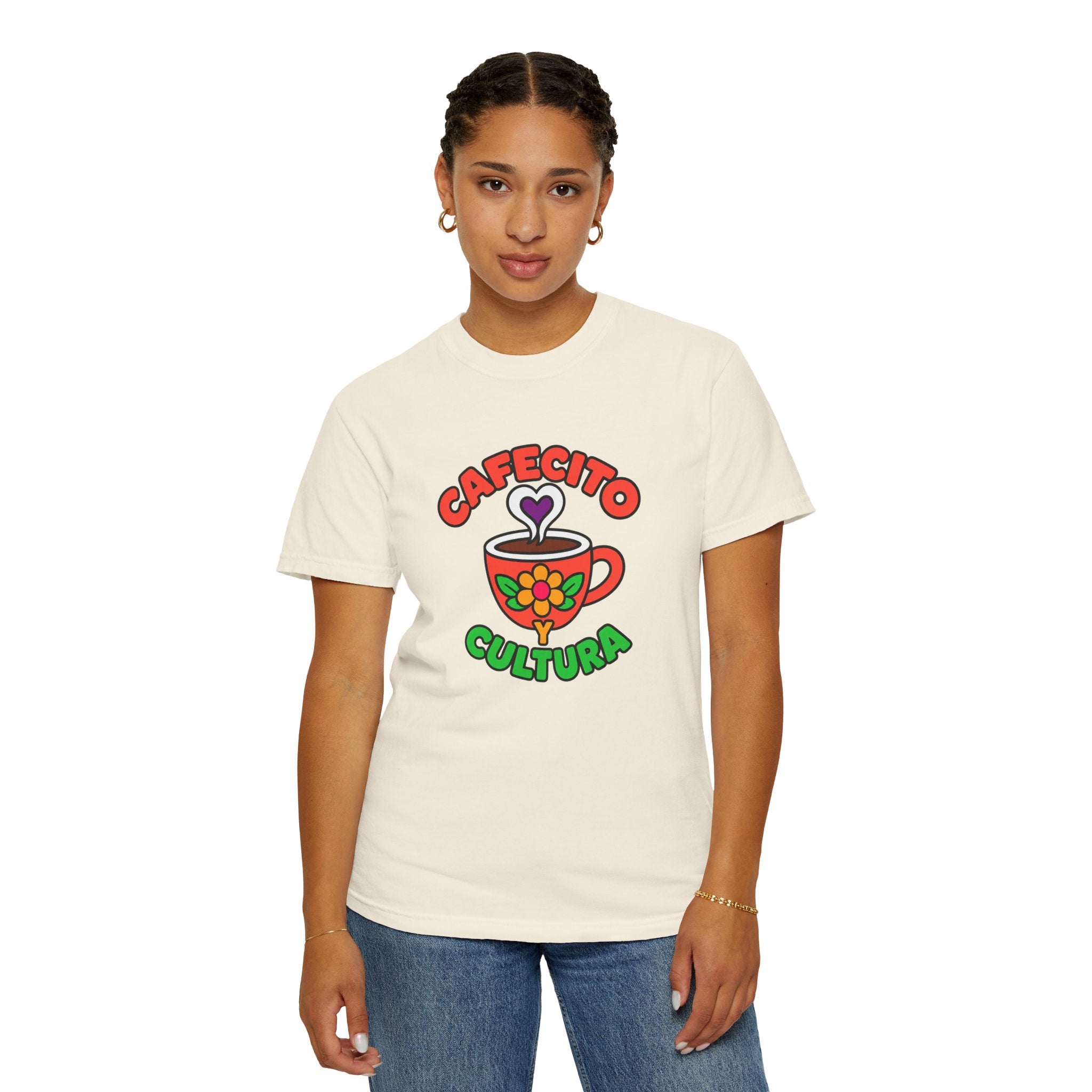 Cafecito Y Cultura Heavyweight Tee ☕🌼