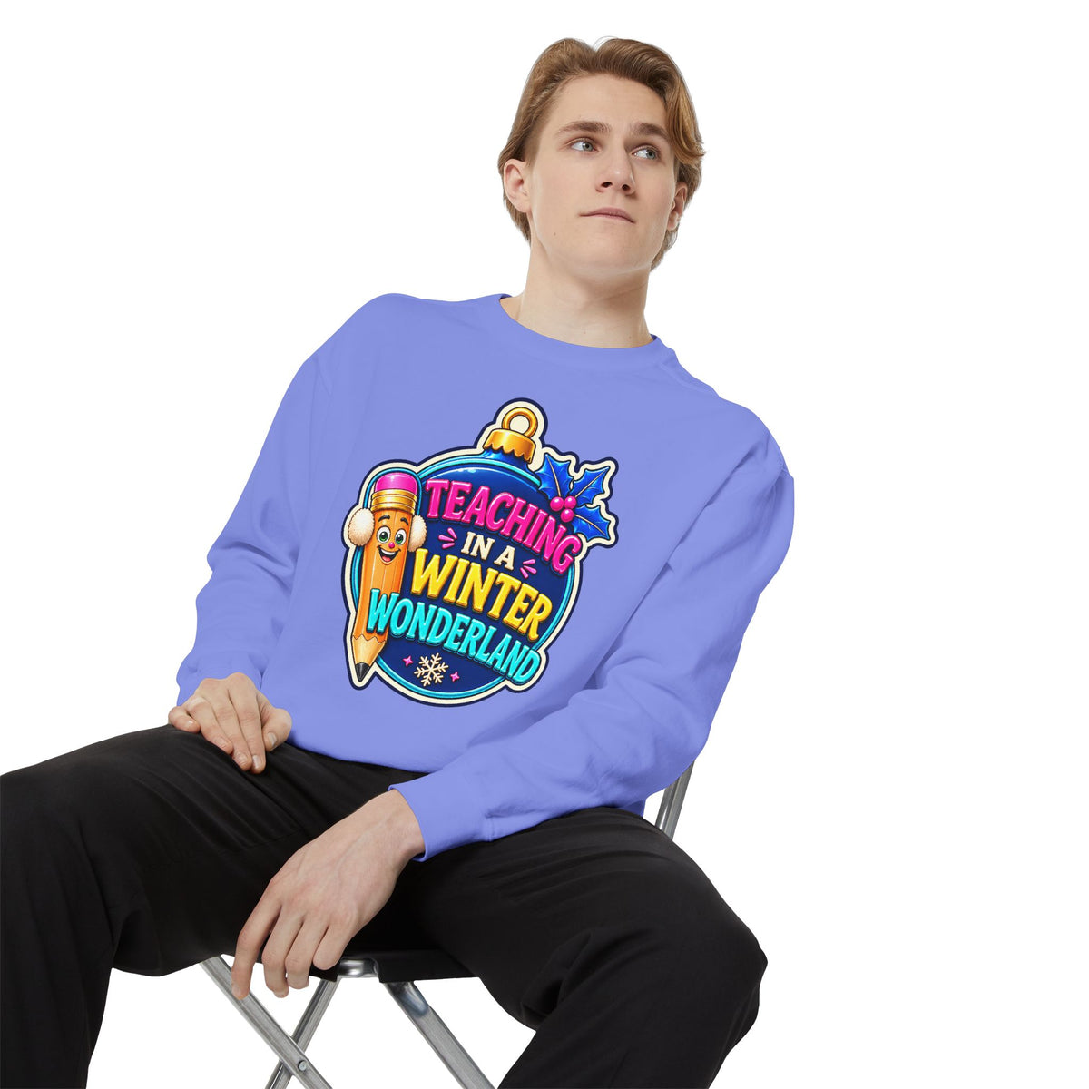 Teaching in a Winter Wonderland Christmas Sweatshirt
