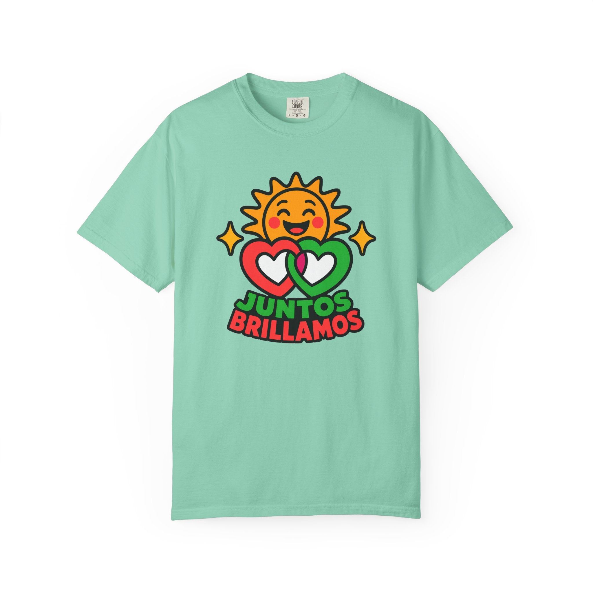 Juntos Brillamos Latino Heritage Heavyweight Tee ☀️❤️