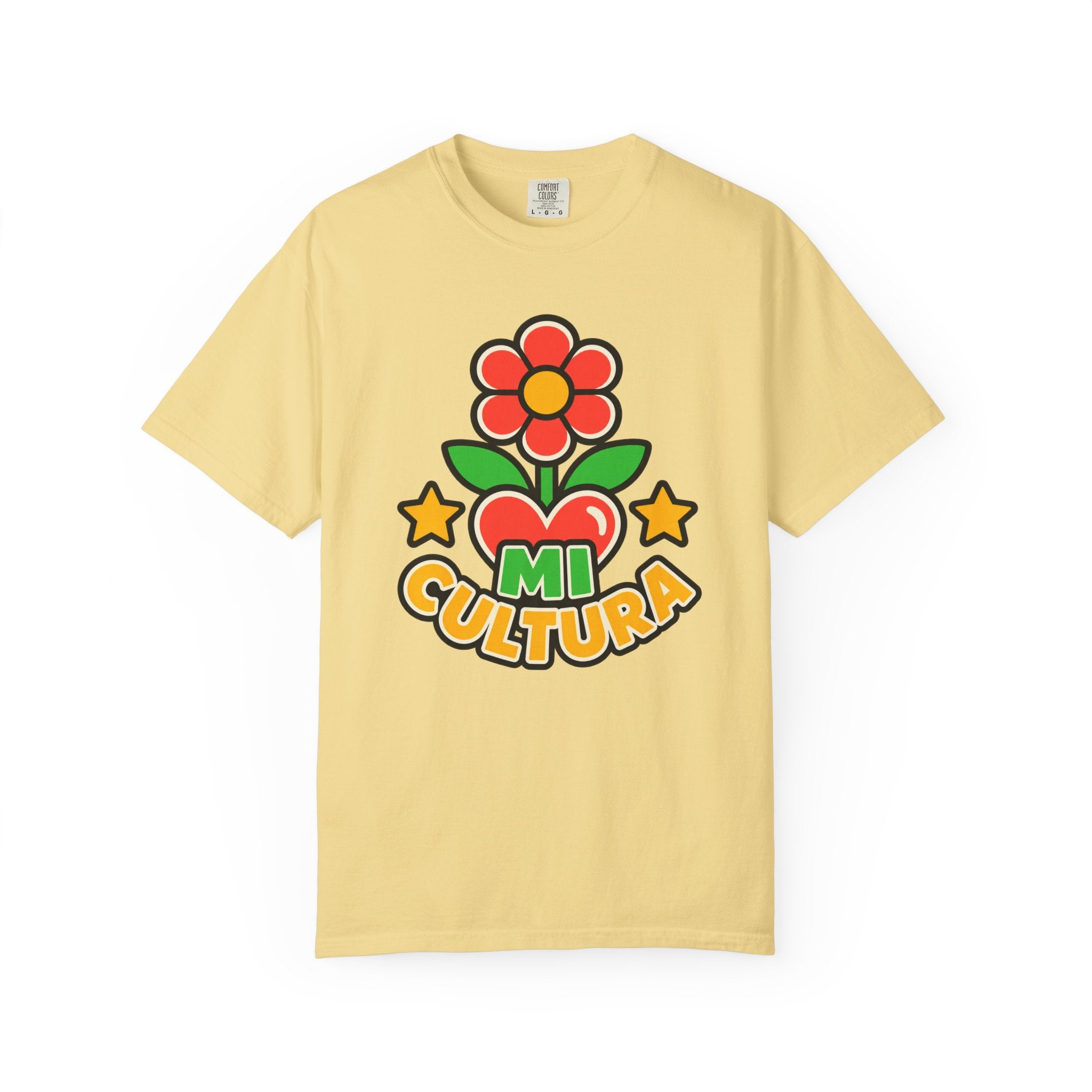 Mi Cultura Latino Heritage Heavyweight Tee 🌺❤️