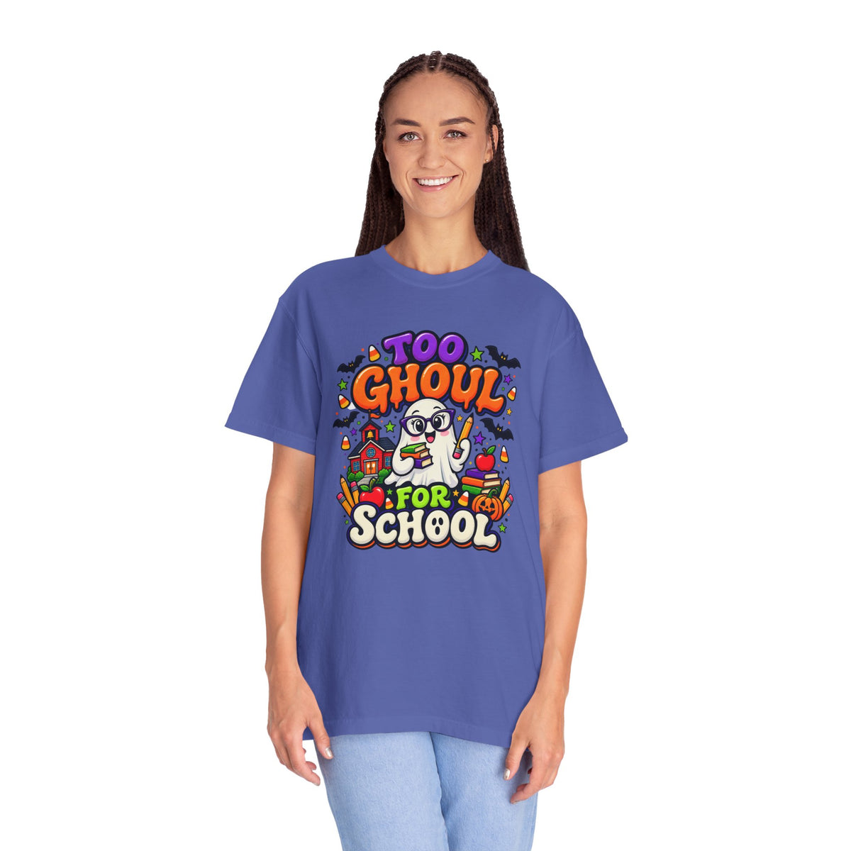 Too Ghoul for School T-Shirt — Cute Halloween Ghost Back-to-School Tee