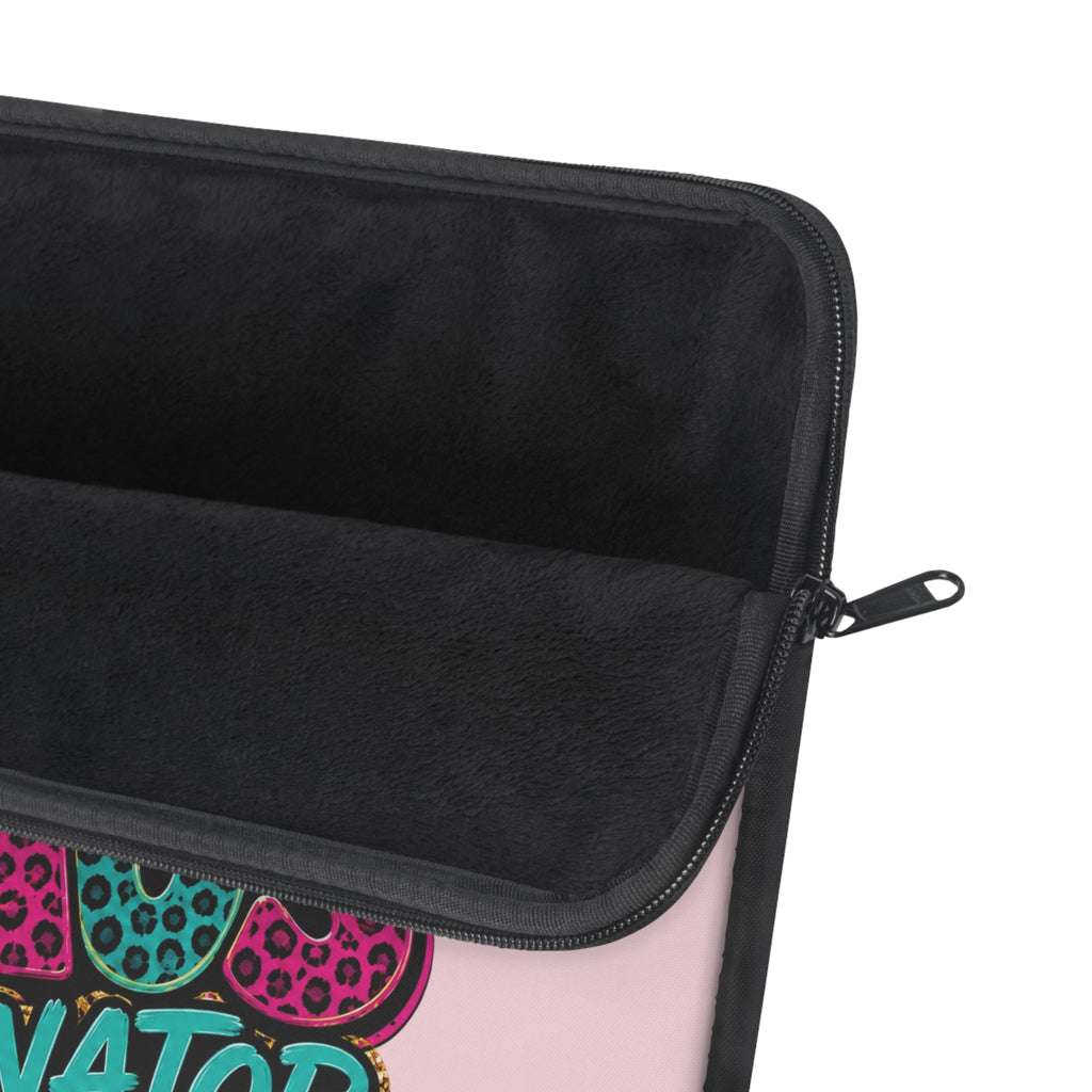 Chaos Coordinator - Pastel Blush Pink Laptop and iPad Sleeve