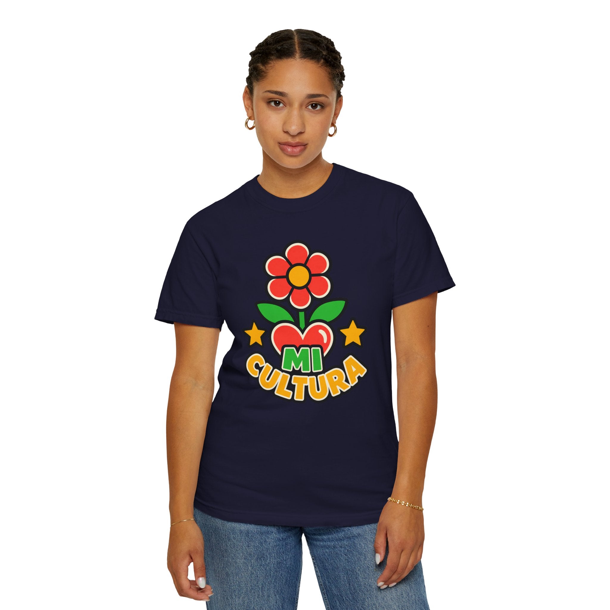 Mi Cultura Latino Heritage Heavyweight Tee 🌺❤️