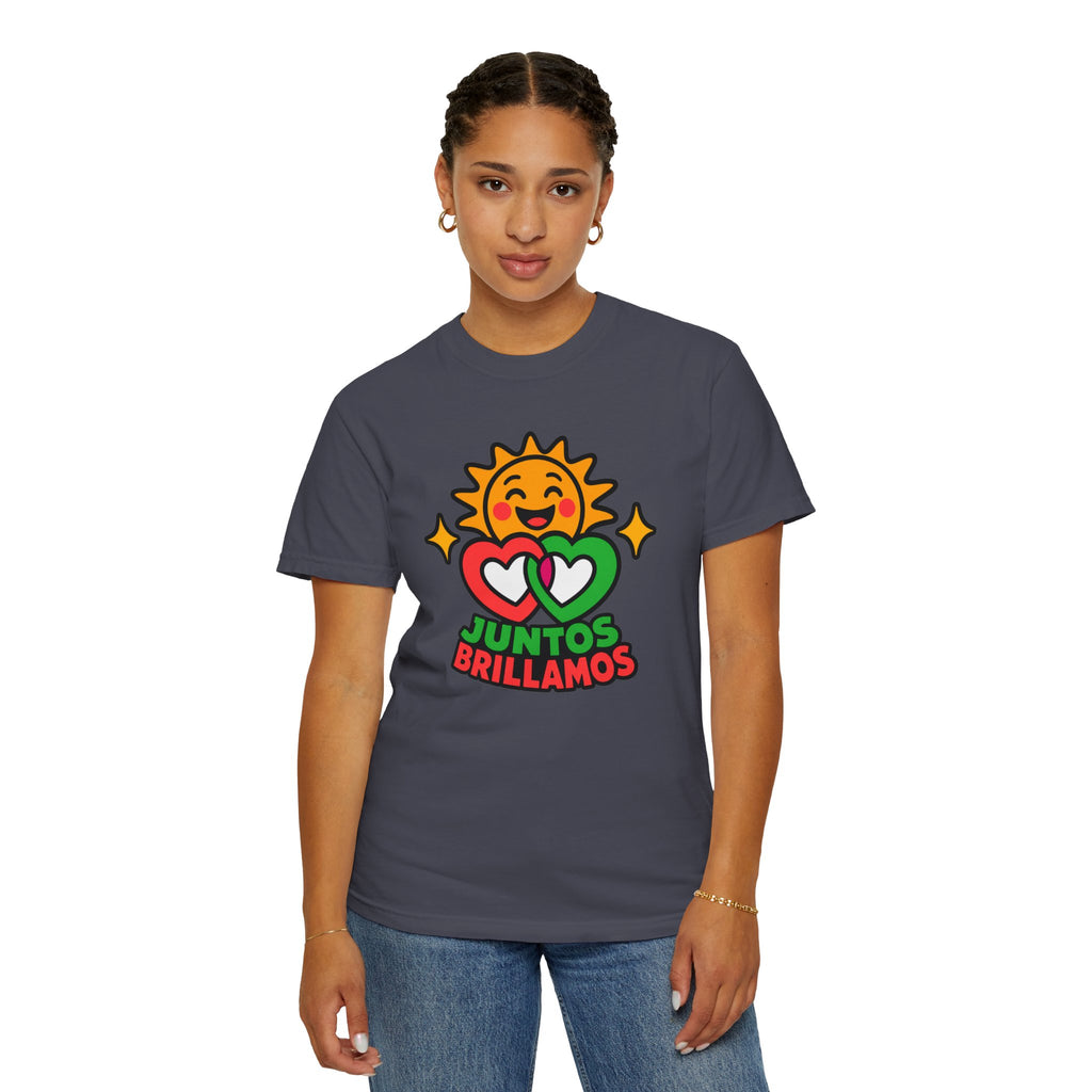 Juntos Brillamos Latino Heritage Heavyweight Tee ☀️❤️