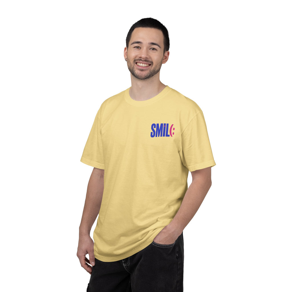 SMIL(: It’s Free Garment-Dyed Graphic Tee