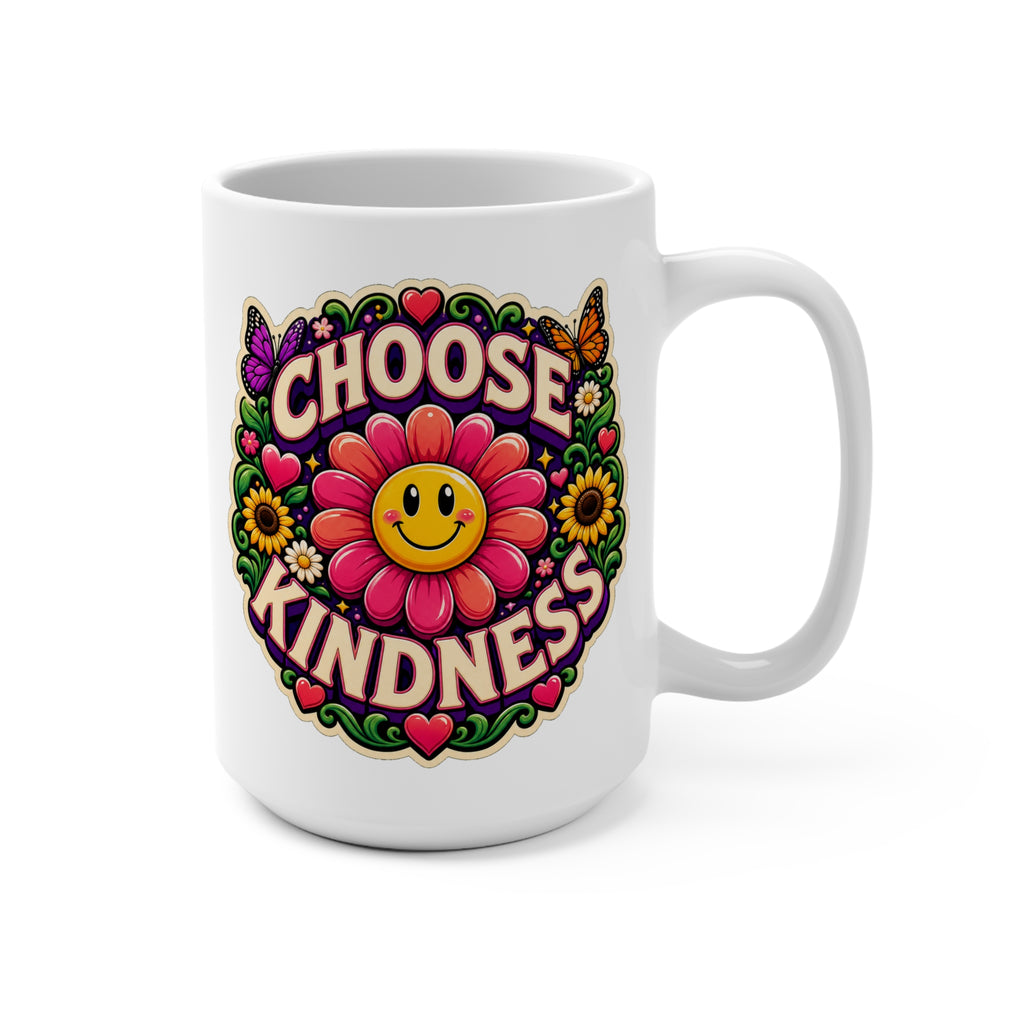 Choose Kindness Mug - Inspirational Coffee Cup - Positive Gift for Teachers, Students, Coworkers, Women and Everyday Encouragement