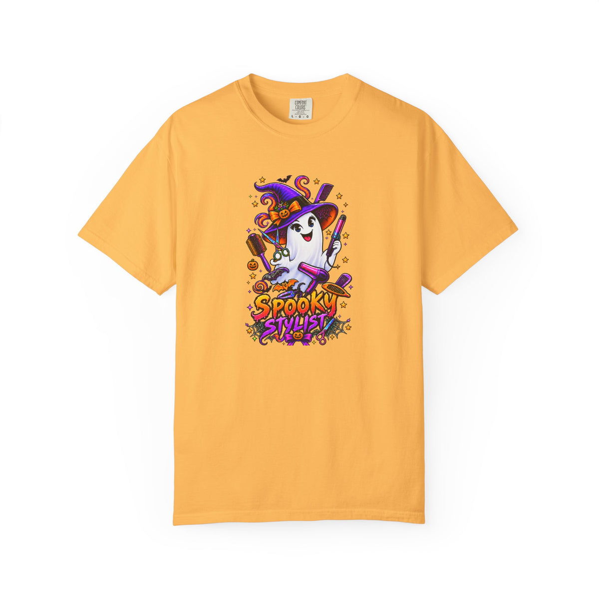 Spooky Stylist Halloween Tee – Adult Unisex Beauty Salon Party Shirt