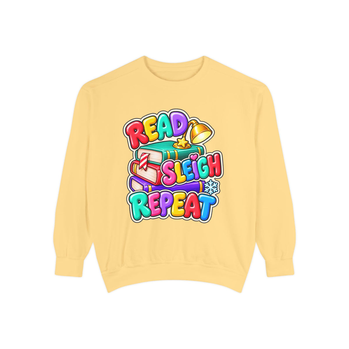 Read, Sleigh, Repeat Christmas Sweatshirt 📚🔔❄️