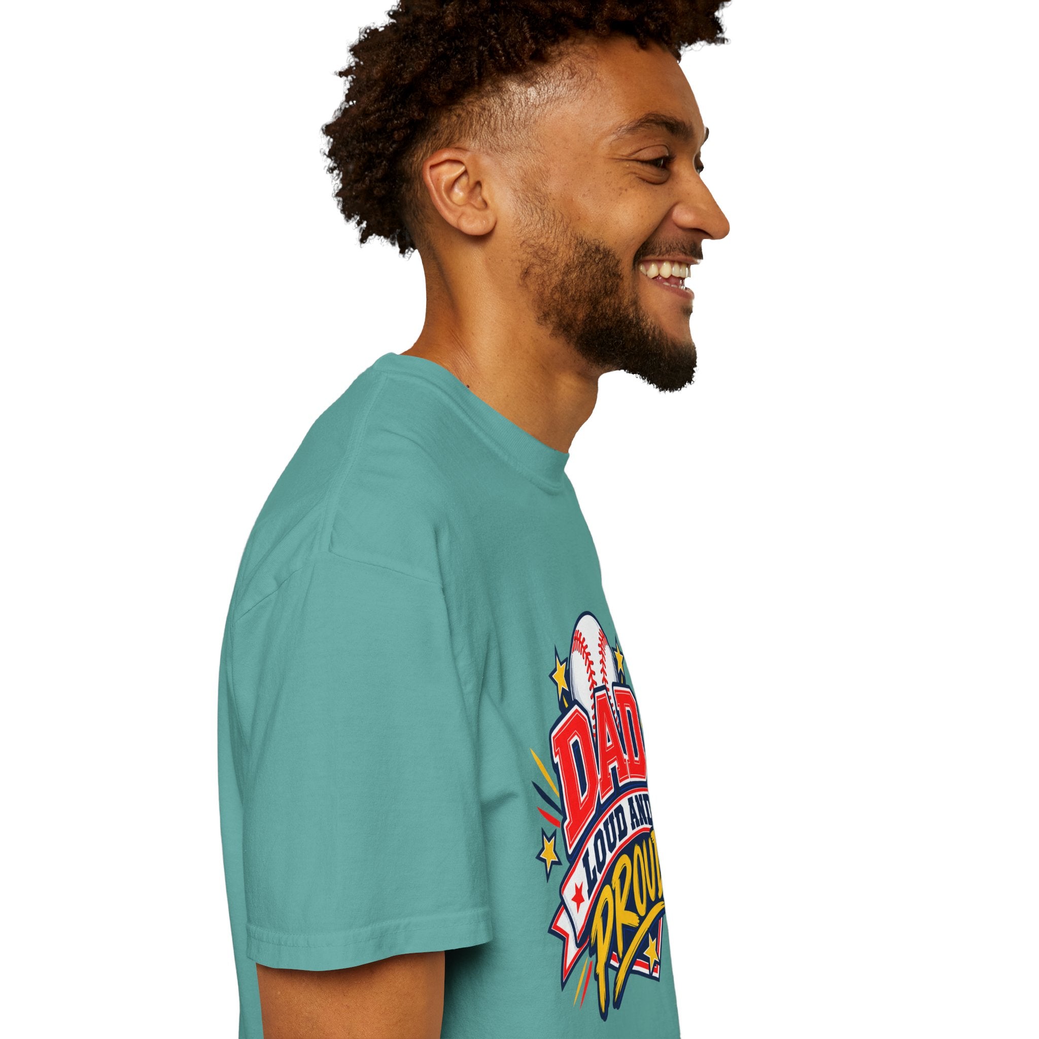 Baseball Dad Loud and Proud Comfort Colors® Tee ⚾️⭐