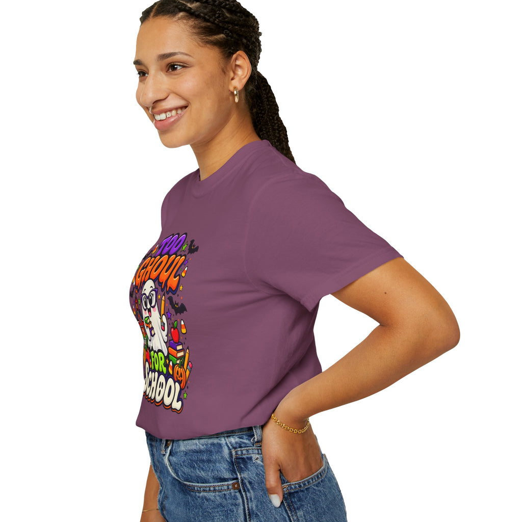 Too Ghoul for School T-Shirt — Cute Halloween Ghost Back-to-School Tee