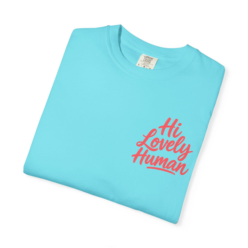 Hi Lovely Human Navy Garment-Dyed Comfort Colors® T-Shirt