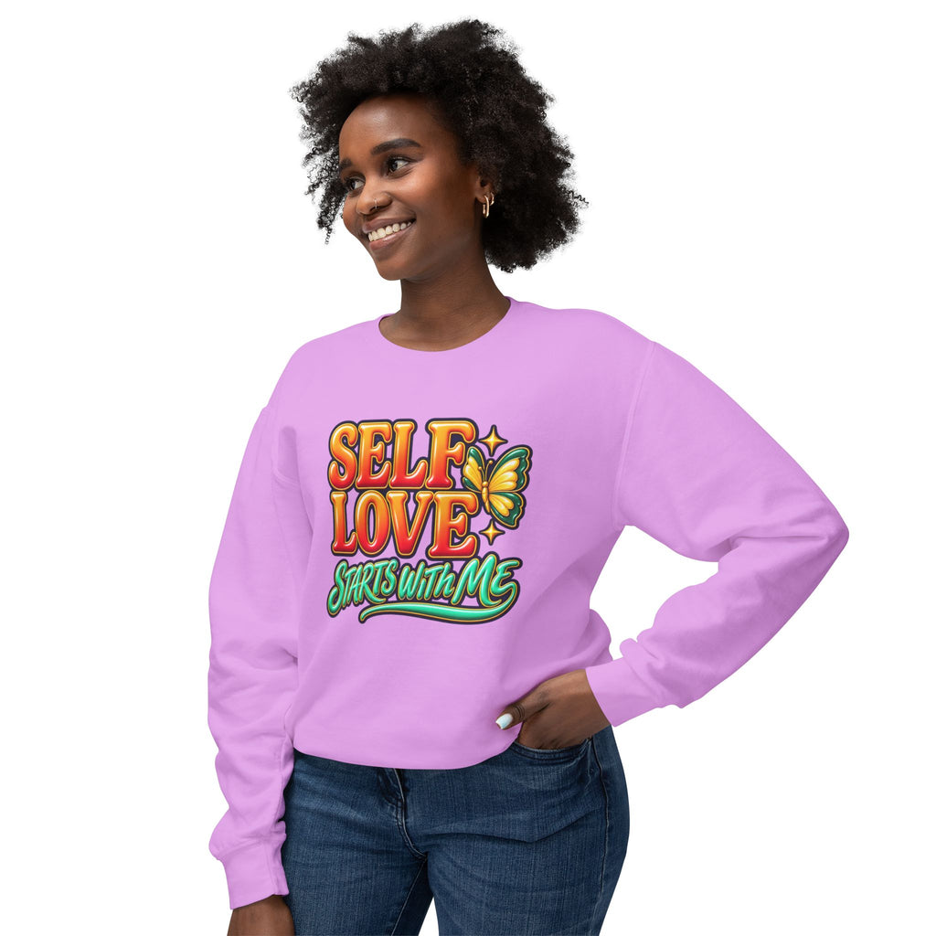 Self Love Starts With Me Crewneck Sweatshirt
