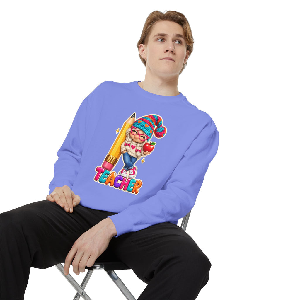 Gnome Teacher Classroom Christmas Holiday Sweatshirt