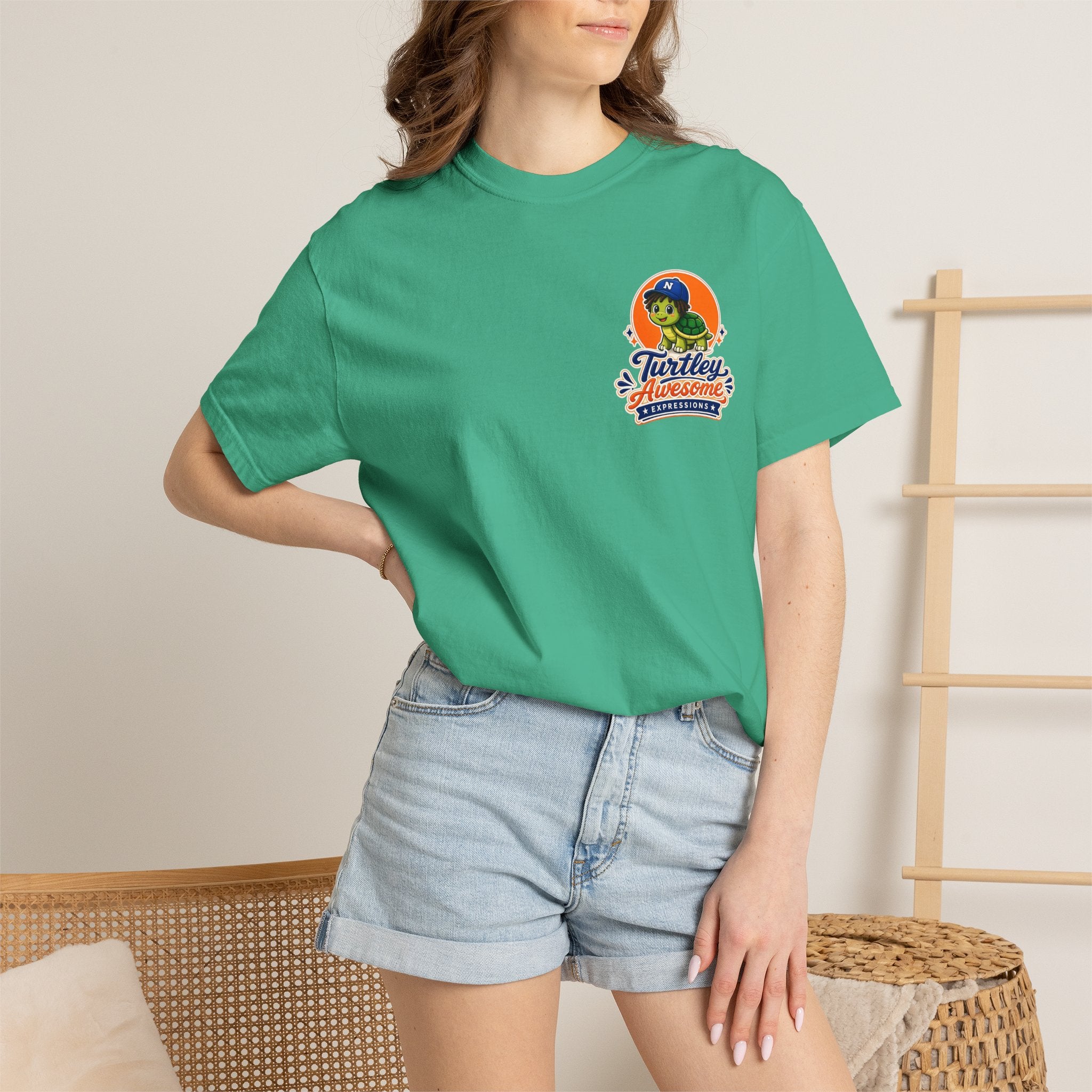 "Turtley Awesome" Turtle Graphic Tee