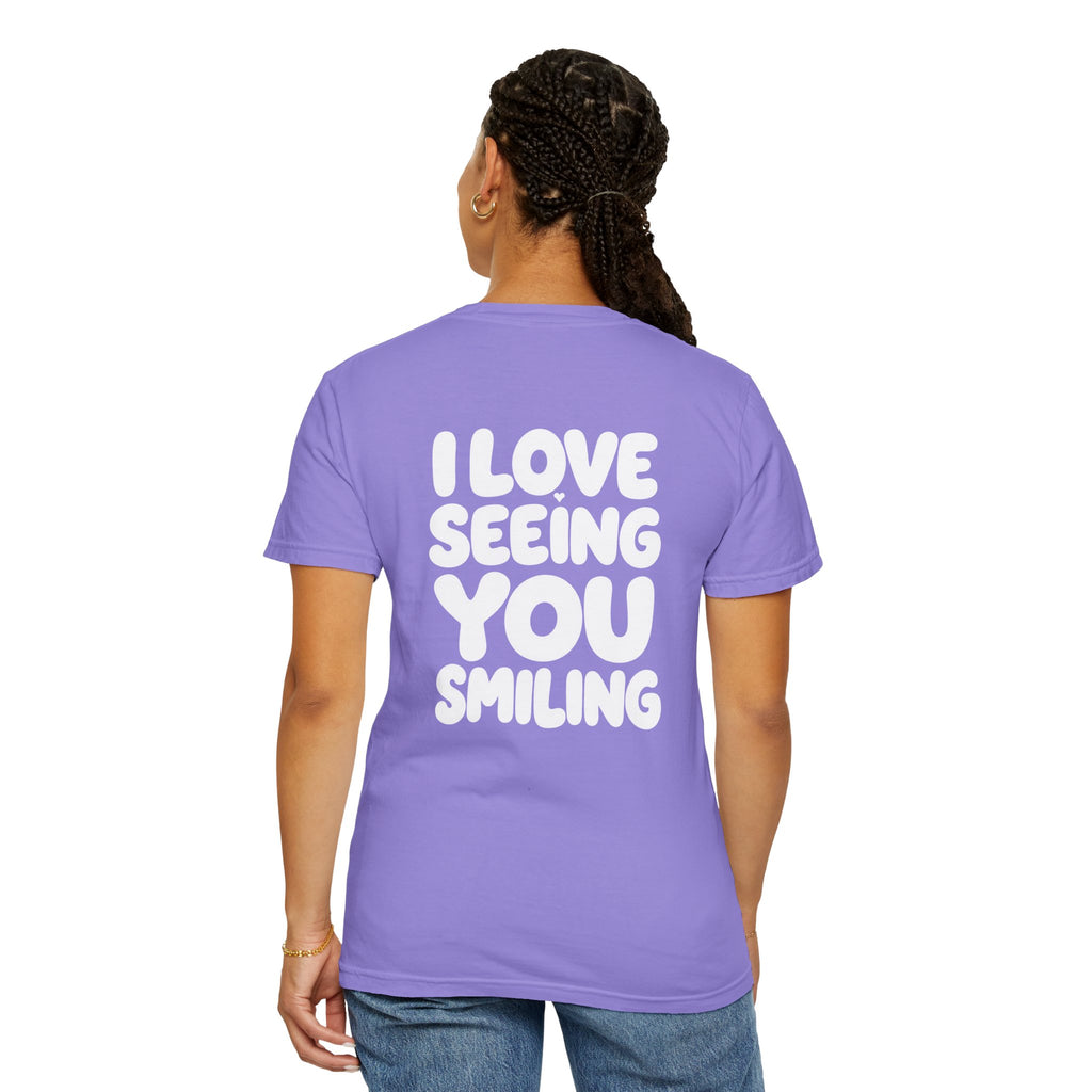 Hi Lovely Human — Inspirational Garment-Dyed Adult T-Shirt