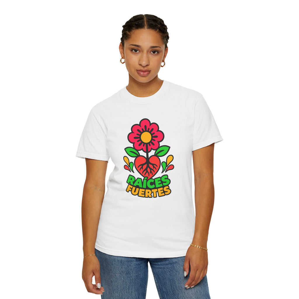 Raíces Fuertes Latino Heritage Heavyweight Tee 🌺❤️