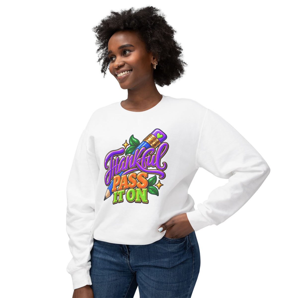 Thankful "Pass It On" Crewneck Sweatshirt