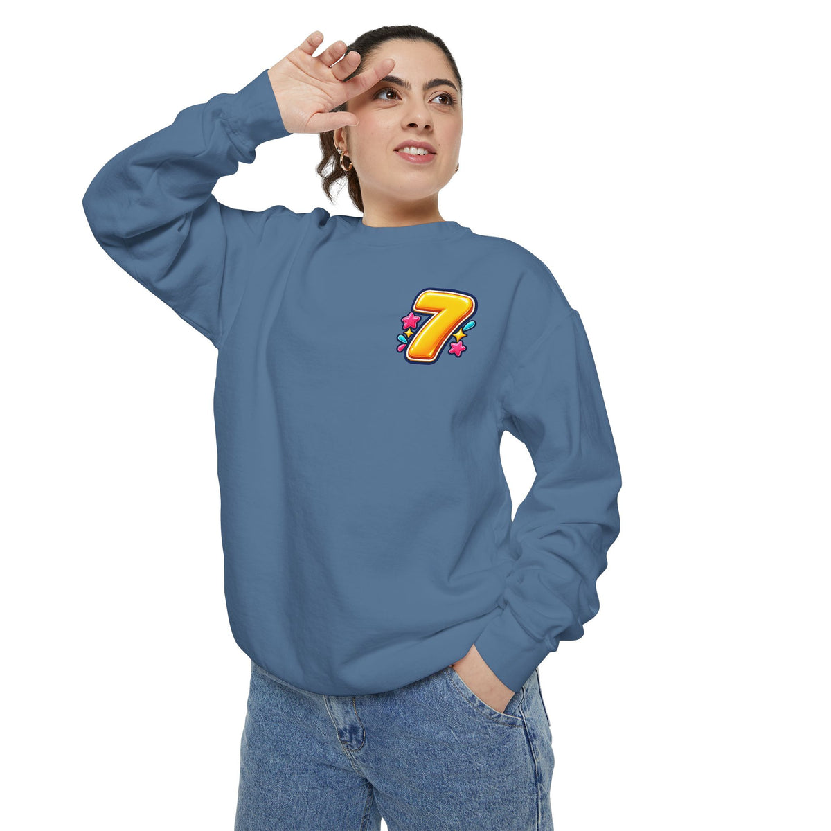 Seven Has “Even” in It, That’s Odd Sweatshirt | Funny Number 7 Crewneck 7️⃣🤔
