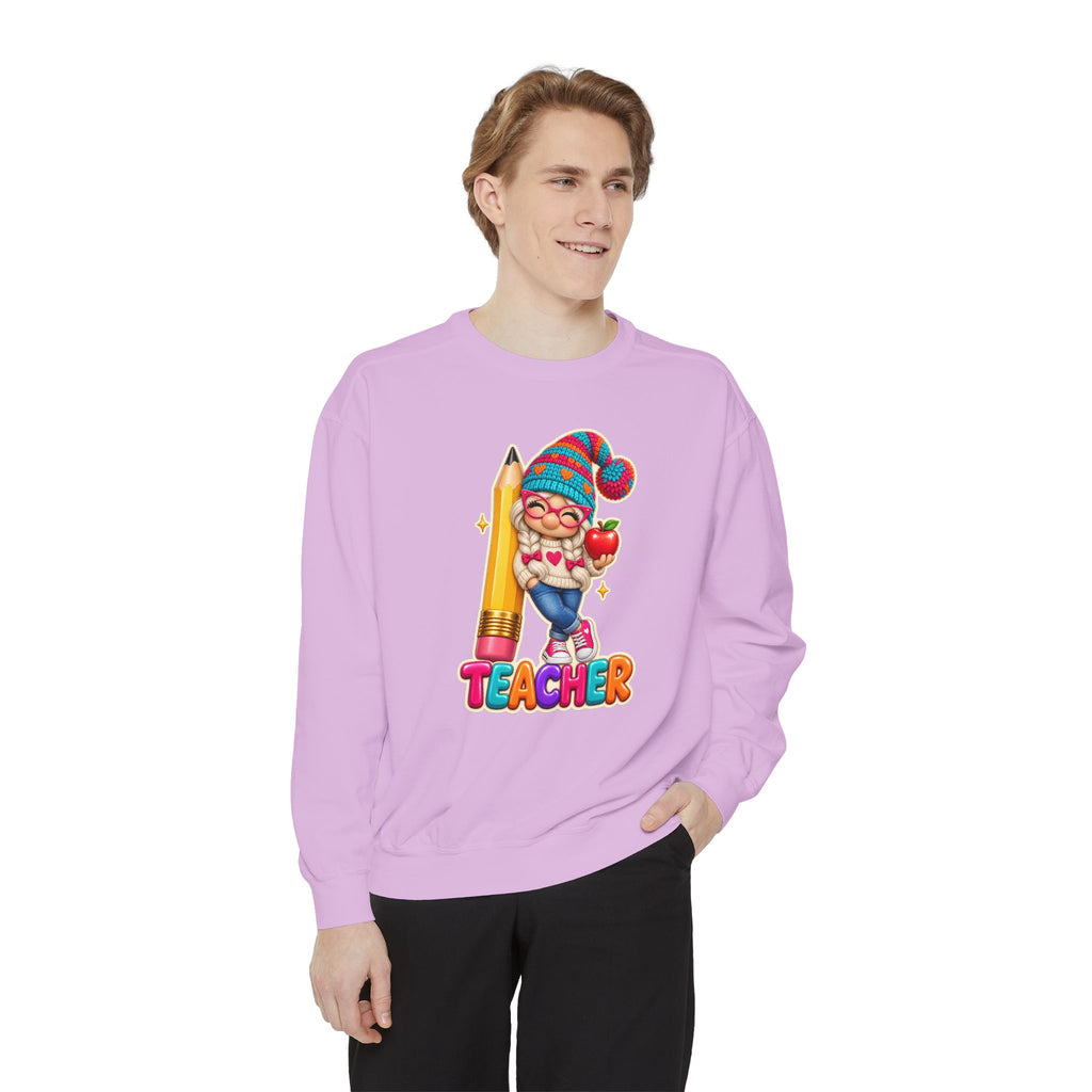 Gnome Teacher Classroom Christmas Holiday Sweatshirt