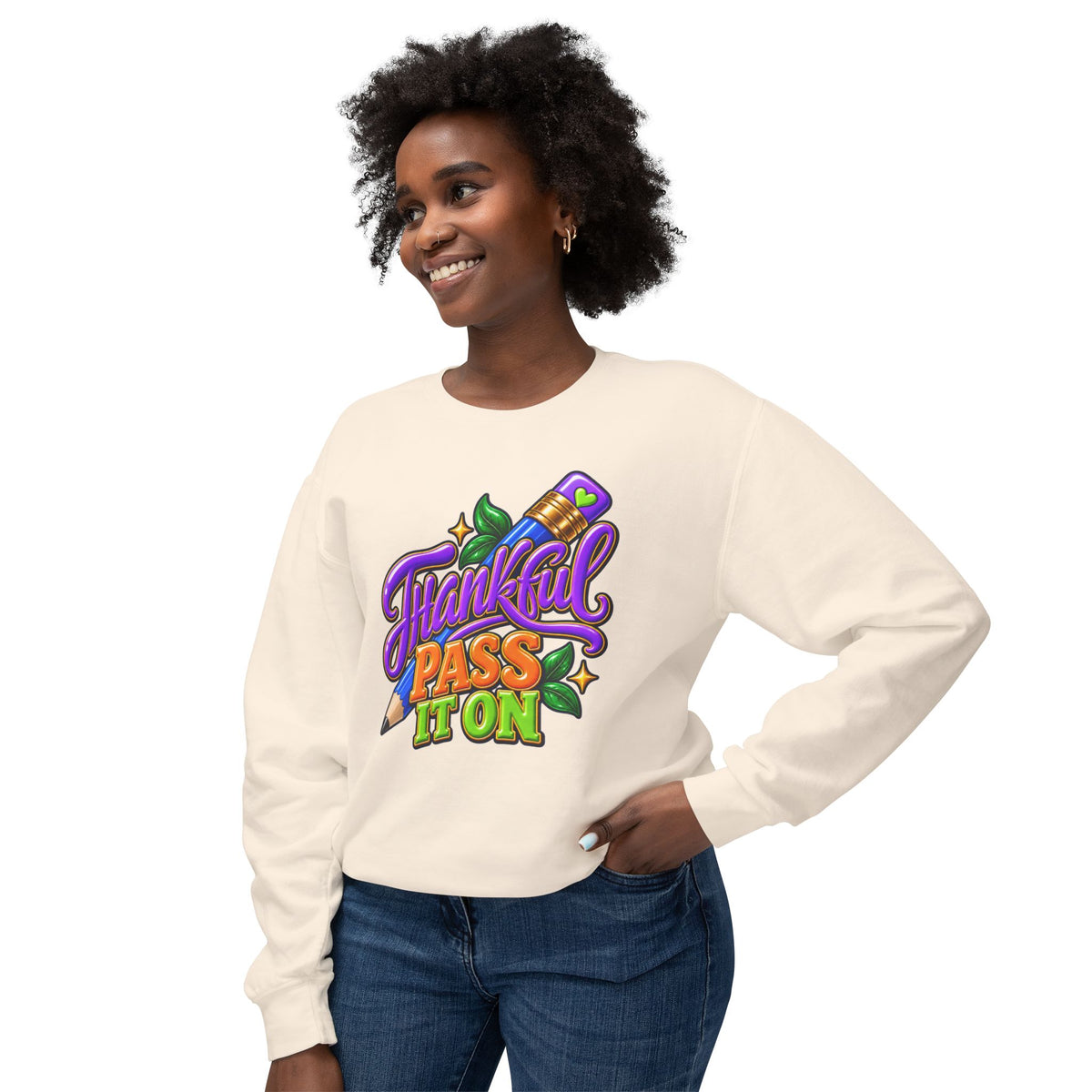 Thankful "Pass It On" Crewneck Sweatshirt